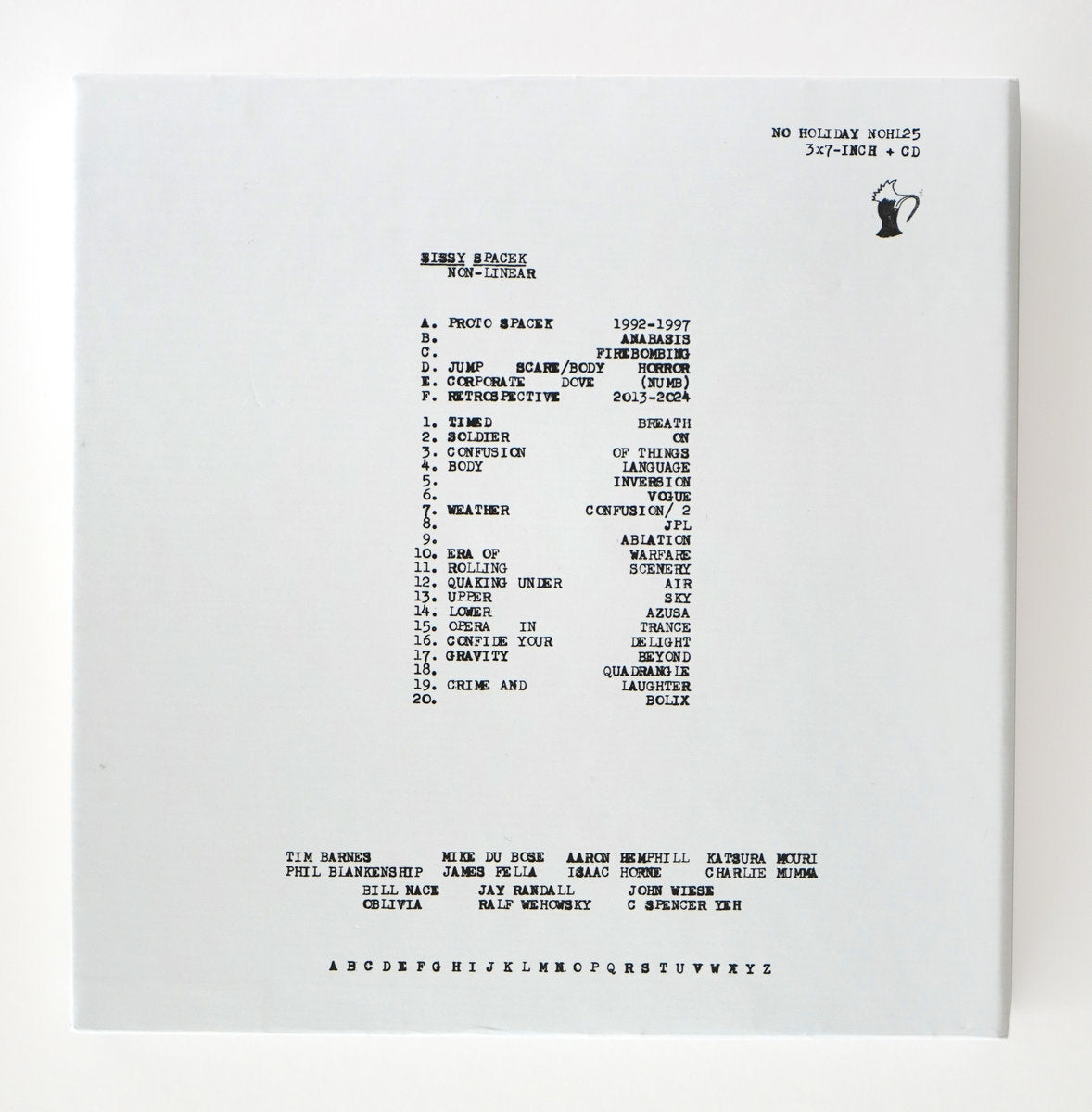 Sissy Spacek – Non-linear 3x7" / CD