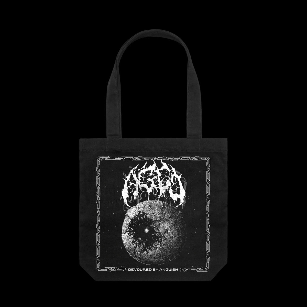 Aglo, 'Devoured by Anguish' Tote Bag