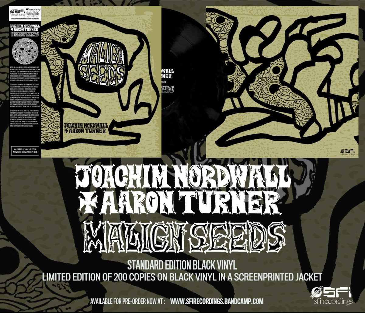 Joachim Nordwall and Aaron Turner – Malign Seeds LP