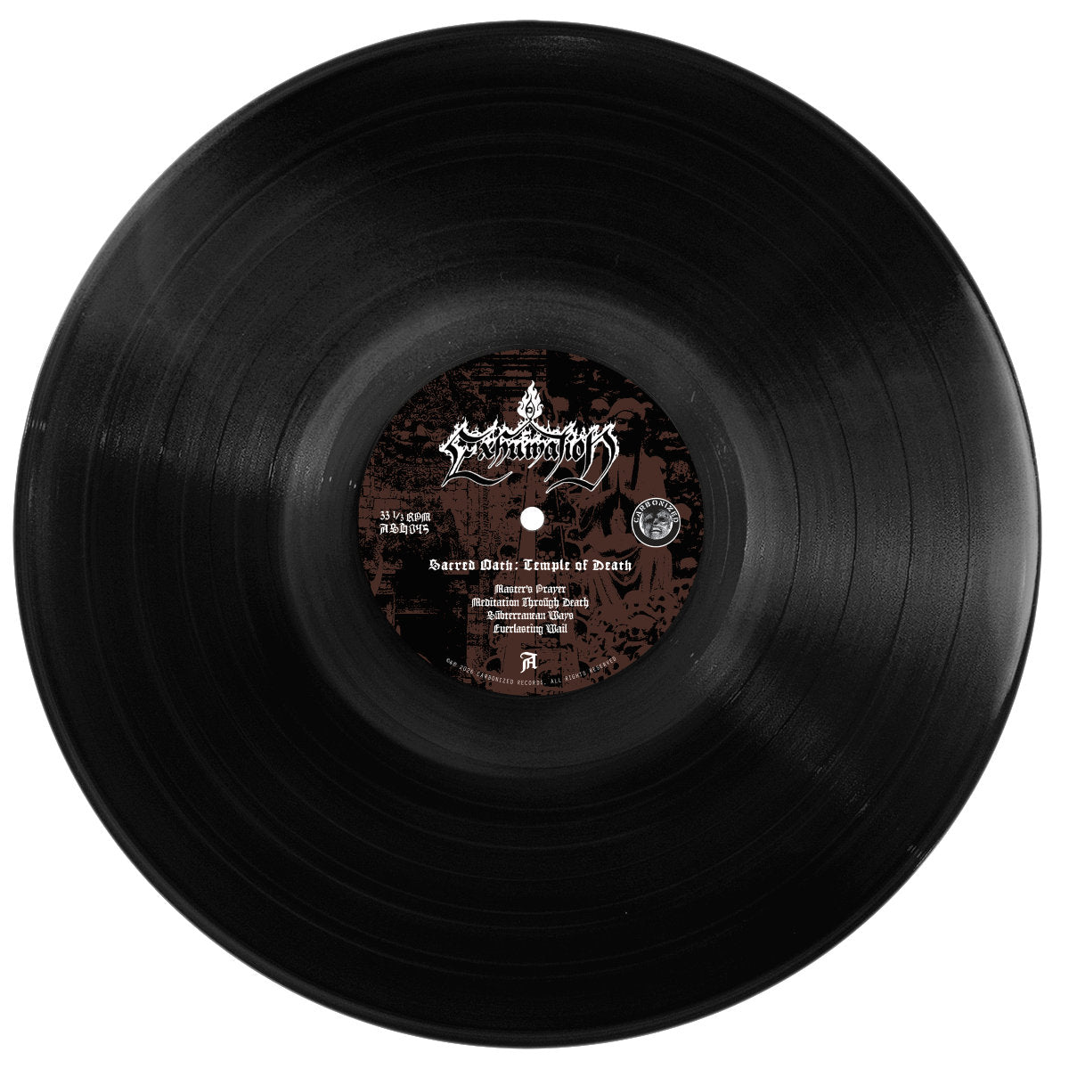 Exhumation / Funeral Chant – Sacred Oath: Temple Of Death LP