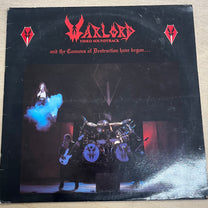 Warlord – And The Cannons Of Destruction Have Begun... (Video Soundtrack) LP (Rare / Used, VG+)