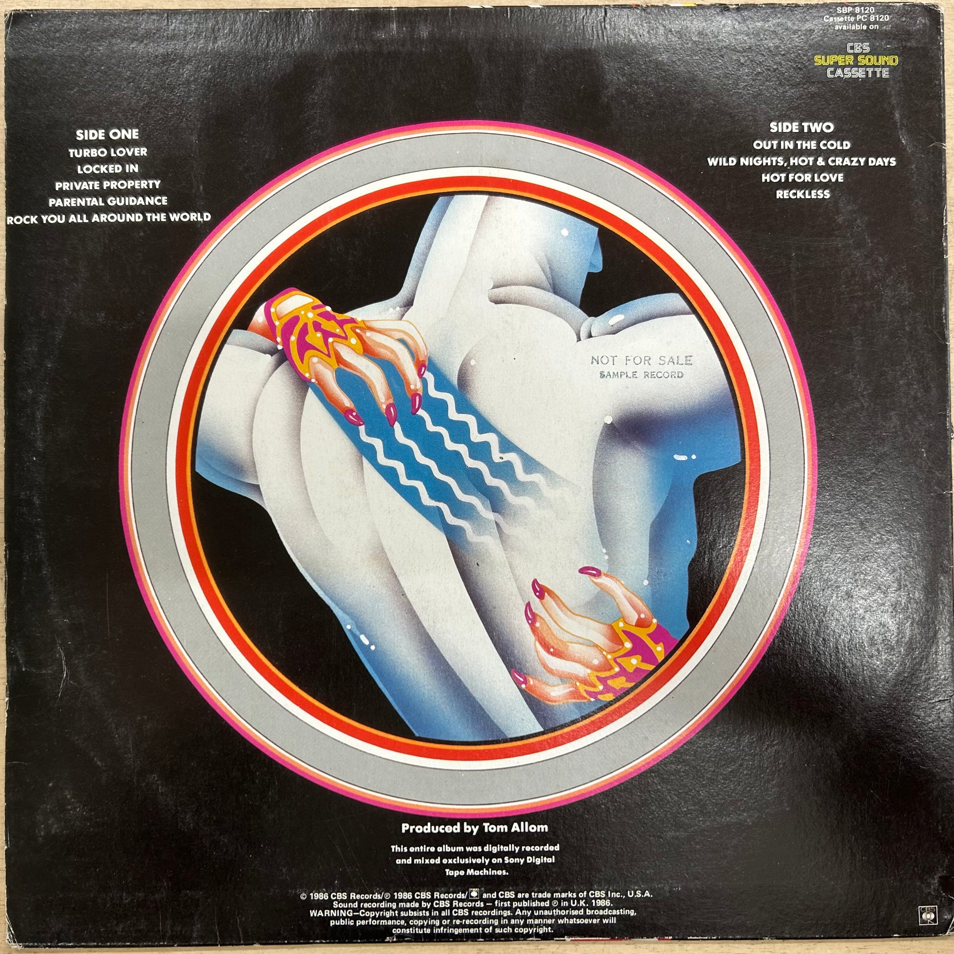Judas Priest  – Turbo LP (Rare / Used, VG)