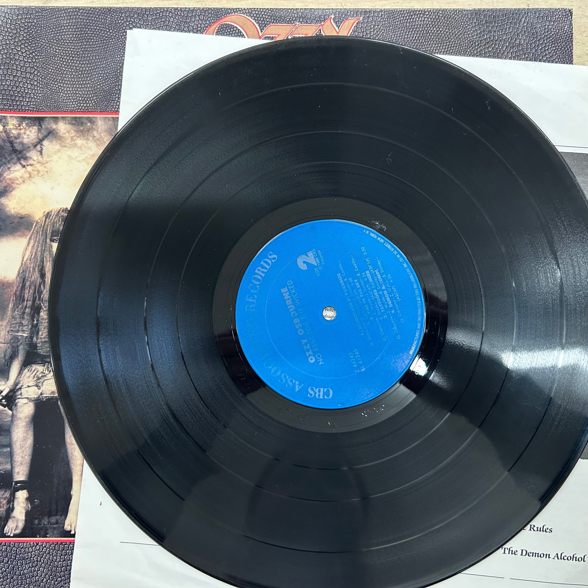 Ozzy Osbourne – No Rest For The Wicked LP (Rare / Used, VG+)