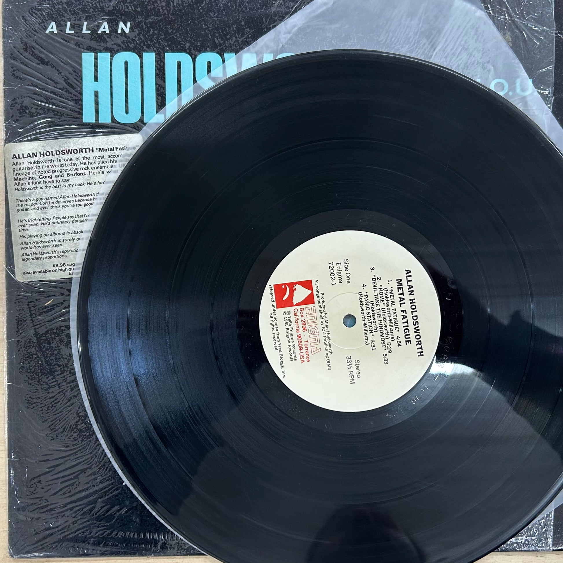 Allan Holdsworth – Metal Fatigue LP (Rare / Used, VG+)