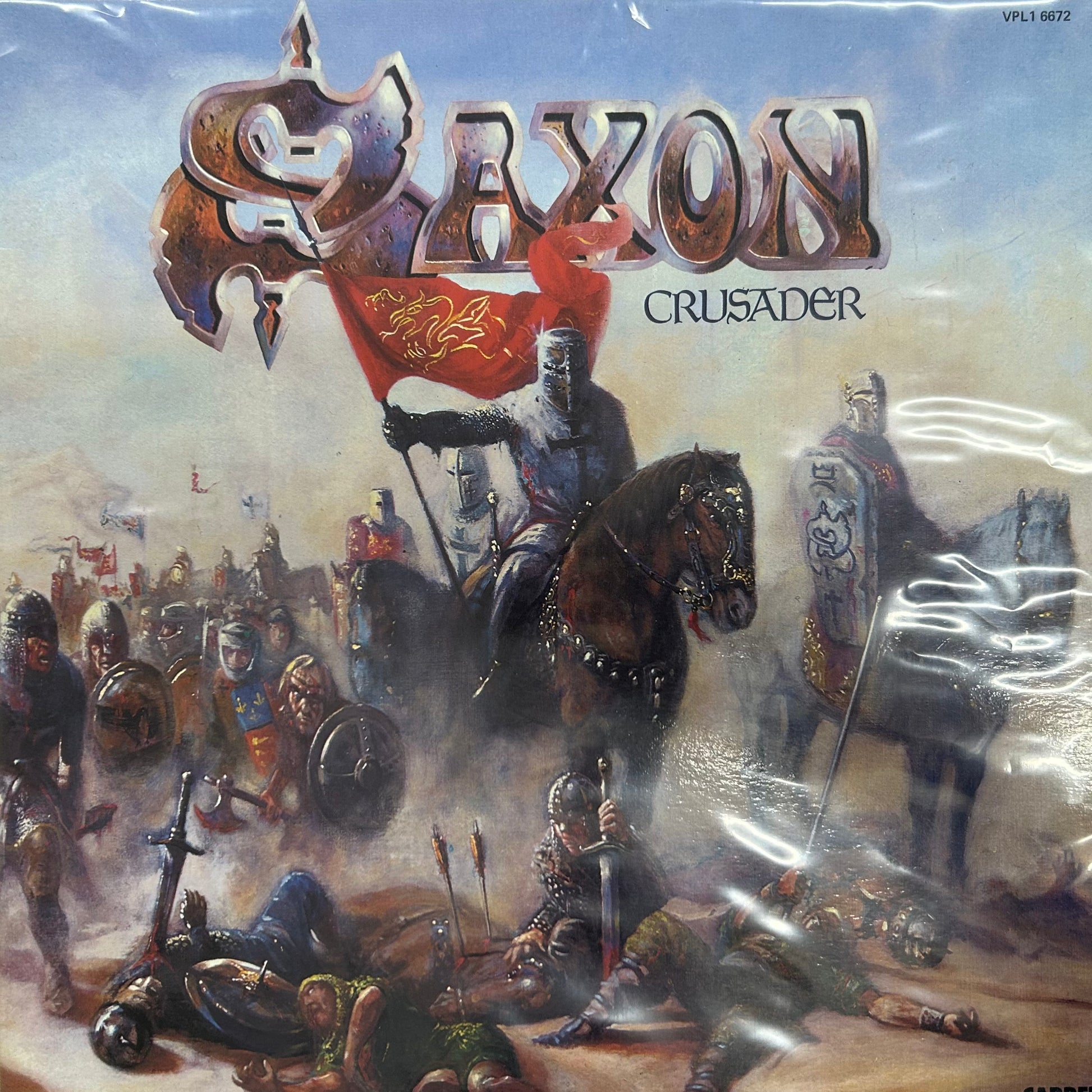 Saxon – Crusader LP (Rare / Used, VG+)