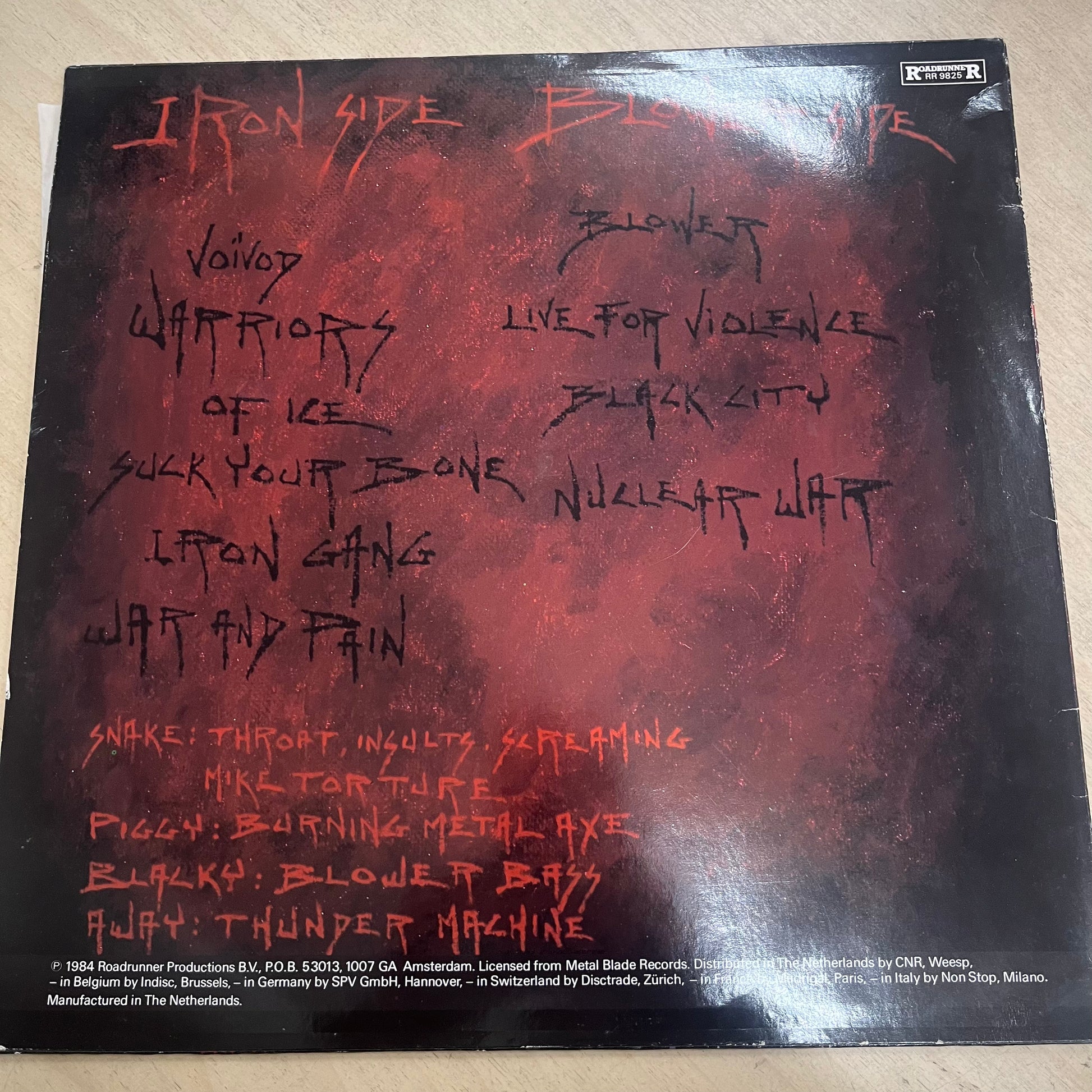 Voivod  – War And Pain LP (Rare / Used, VG+)