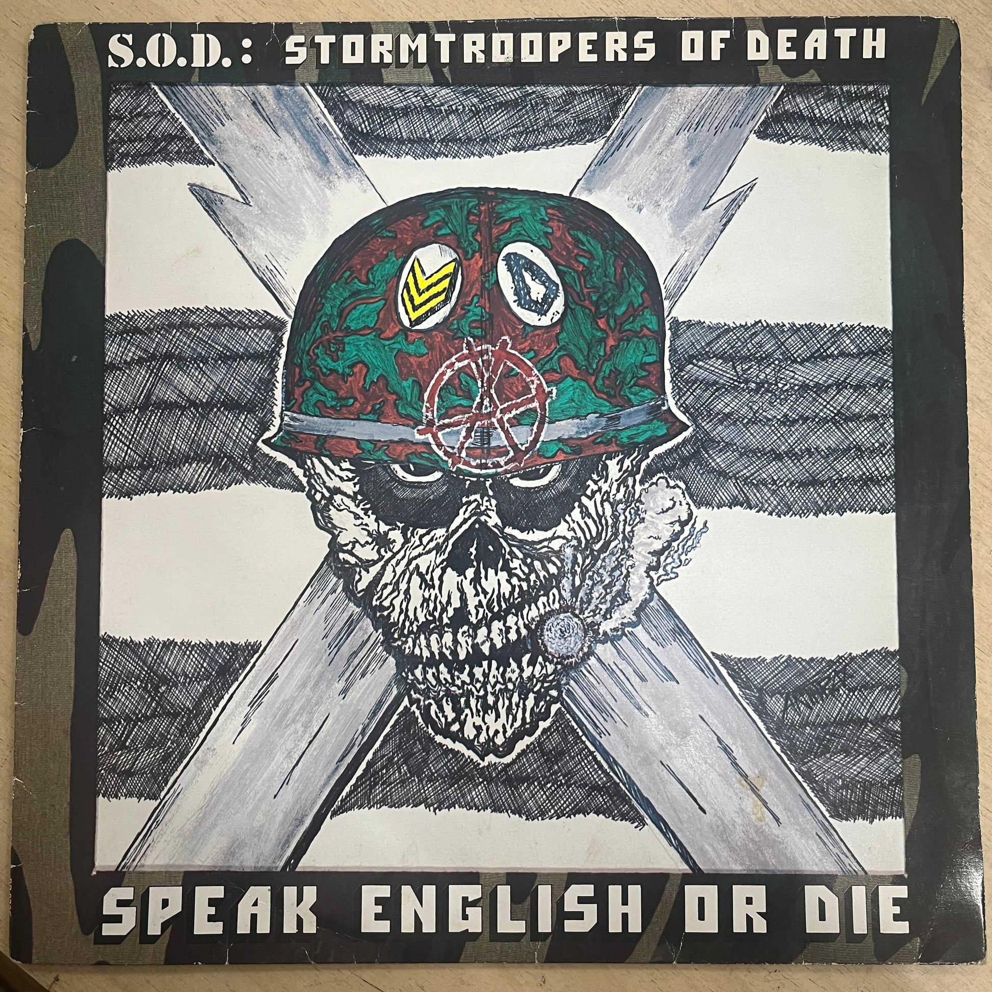 Stormtroopers Of Death – Speak English Or Die LP (Rare / Used, VG)