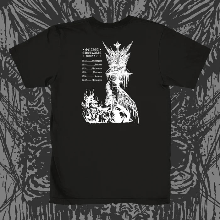 Ascended Dead, 'Sth East Asia/Australian Tour 2025' T-Shirt