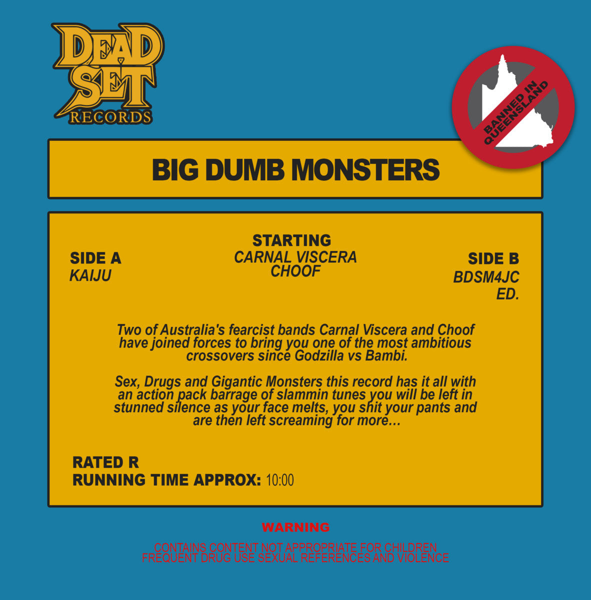 Carnal Viscera / Choof – Big Dumb Monsters 7"