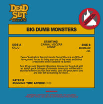 Carnal Viscera / Choof – Big Dumb Monsters 7"