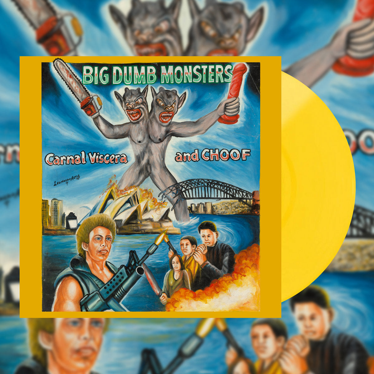 Carnal Viscera / Choof – Big Dumb Monsters 7"