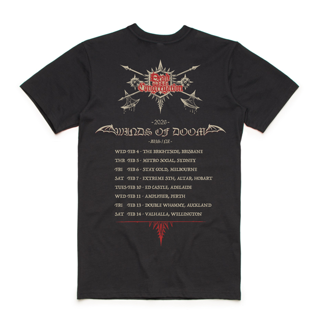 Dead Congregation, 'Winds Of Doom' T-Shirt, Black
