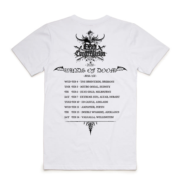 Dead Congregation, 'Winds Of Doom' T-Shirt, White