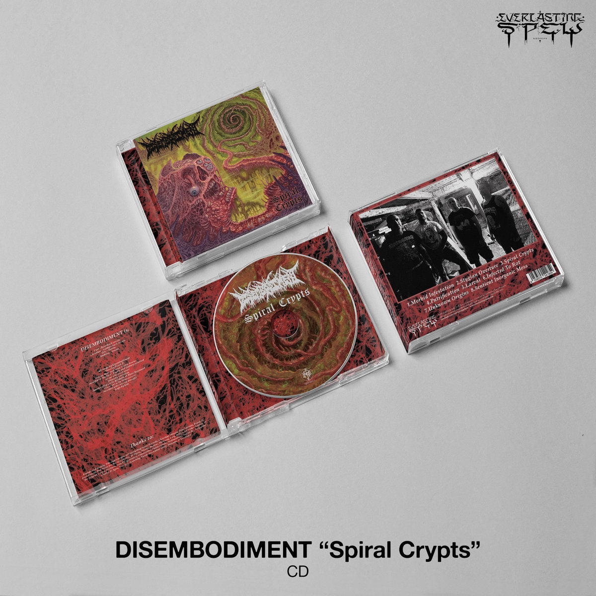 Disembodiment – Spiral Crypts CD