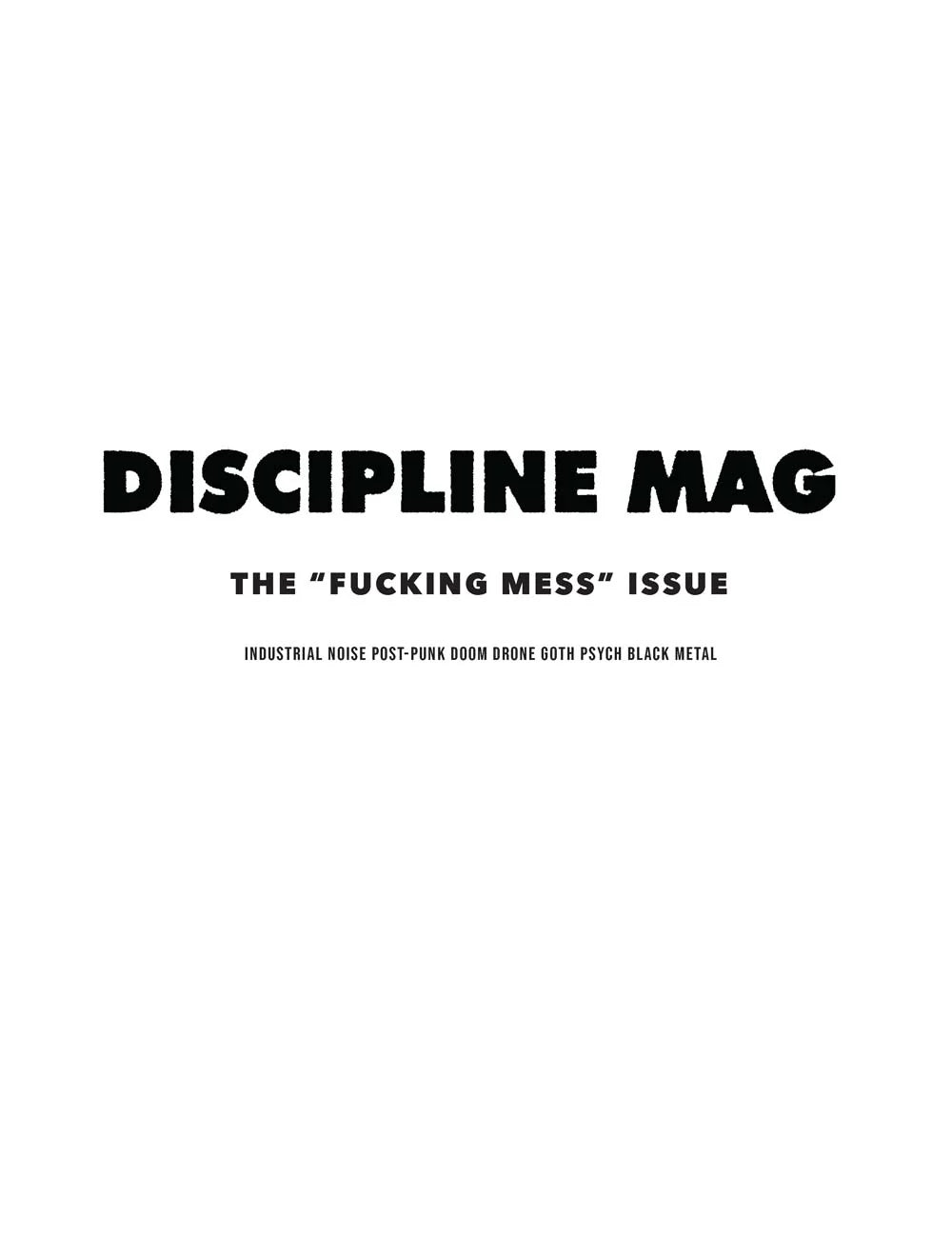 Disciple Magazine, Issue #1