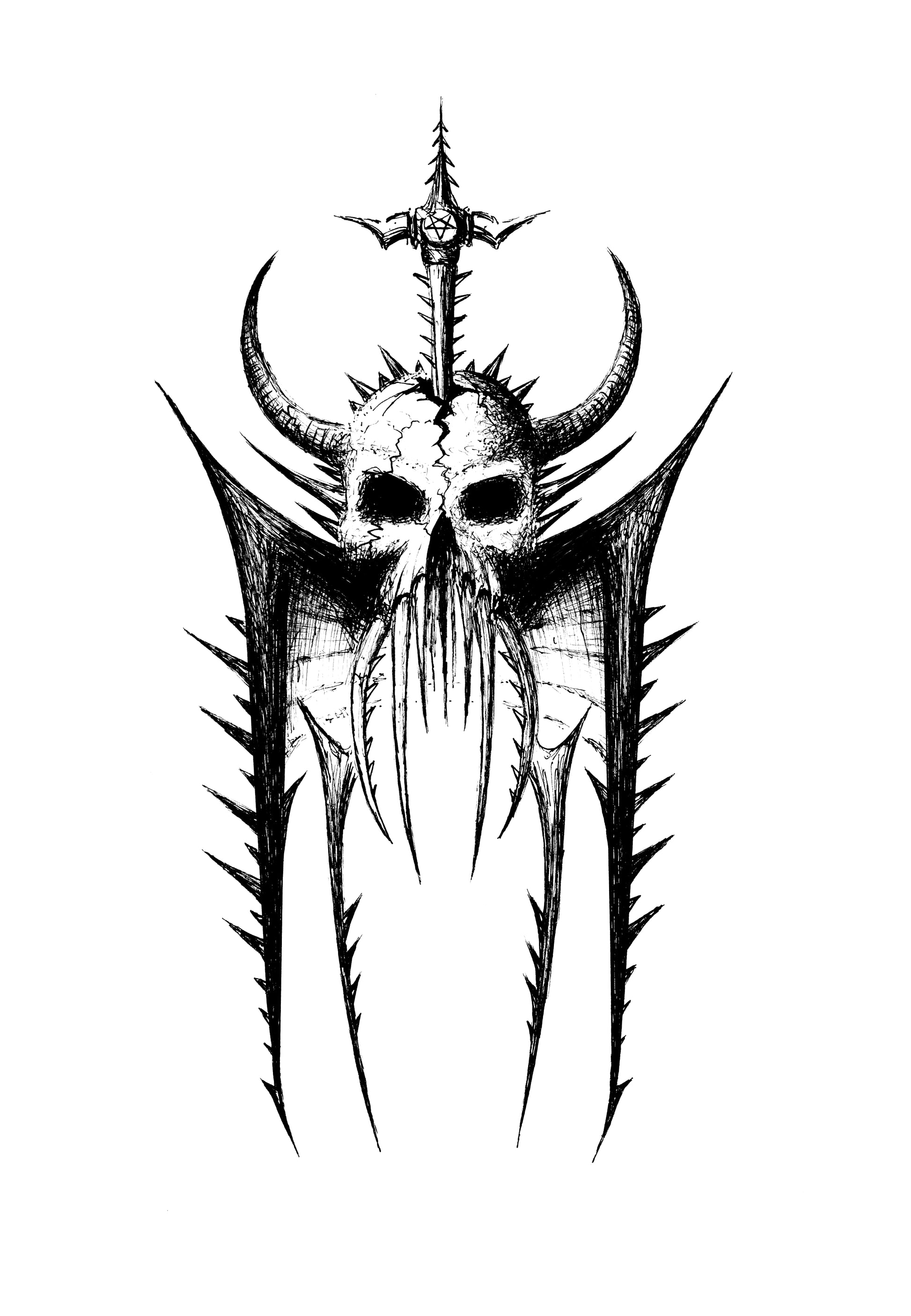Rok, Skull, Fine Art Print