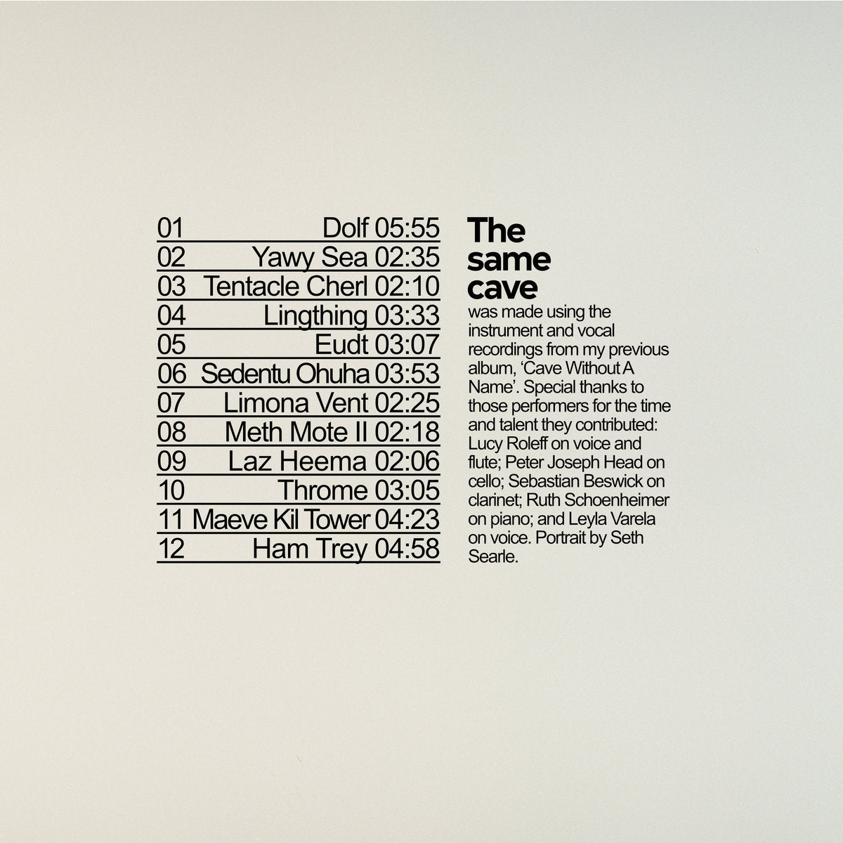 Pascal Babare – The Same Cave CD