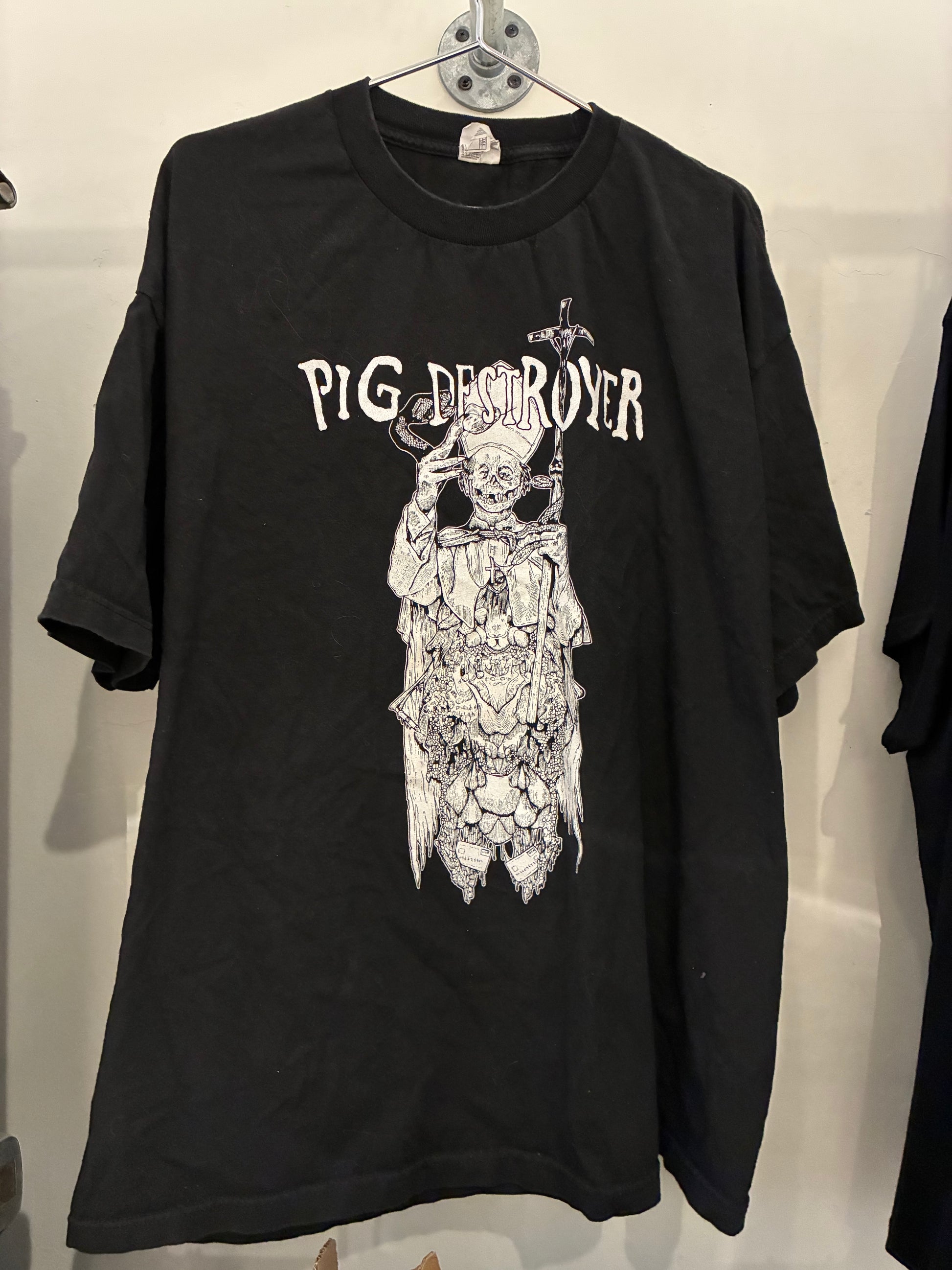 Pig Destroyer, 'Pope' T-Shirt (Rare / Used, VG+)