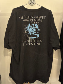 Pig Destroyer, 'Her Lips Are Wet With Venom' T-Shirt (Rare / Used, VG+)