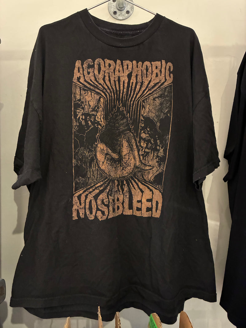 Agoraphobic Nosebleed, 'Agoraphobic Nosebleed' T-Shirt (Rare / Used, VG+)