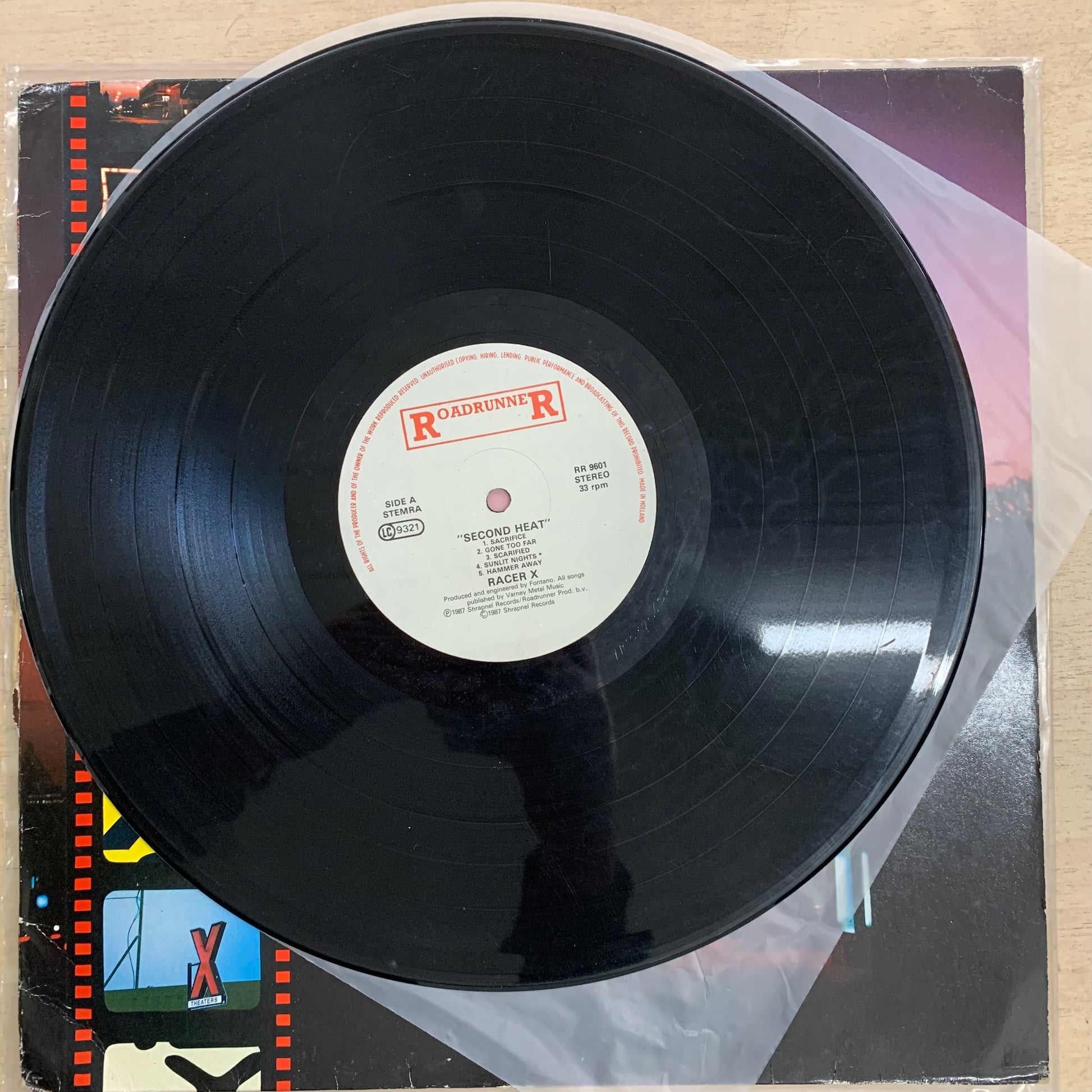 Racer X – Second Heat LP (Rare / Used, VG+)