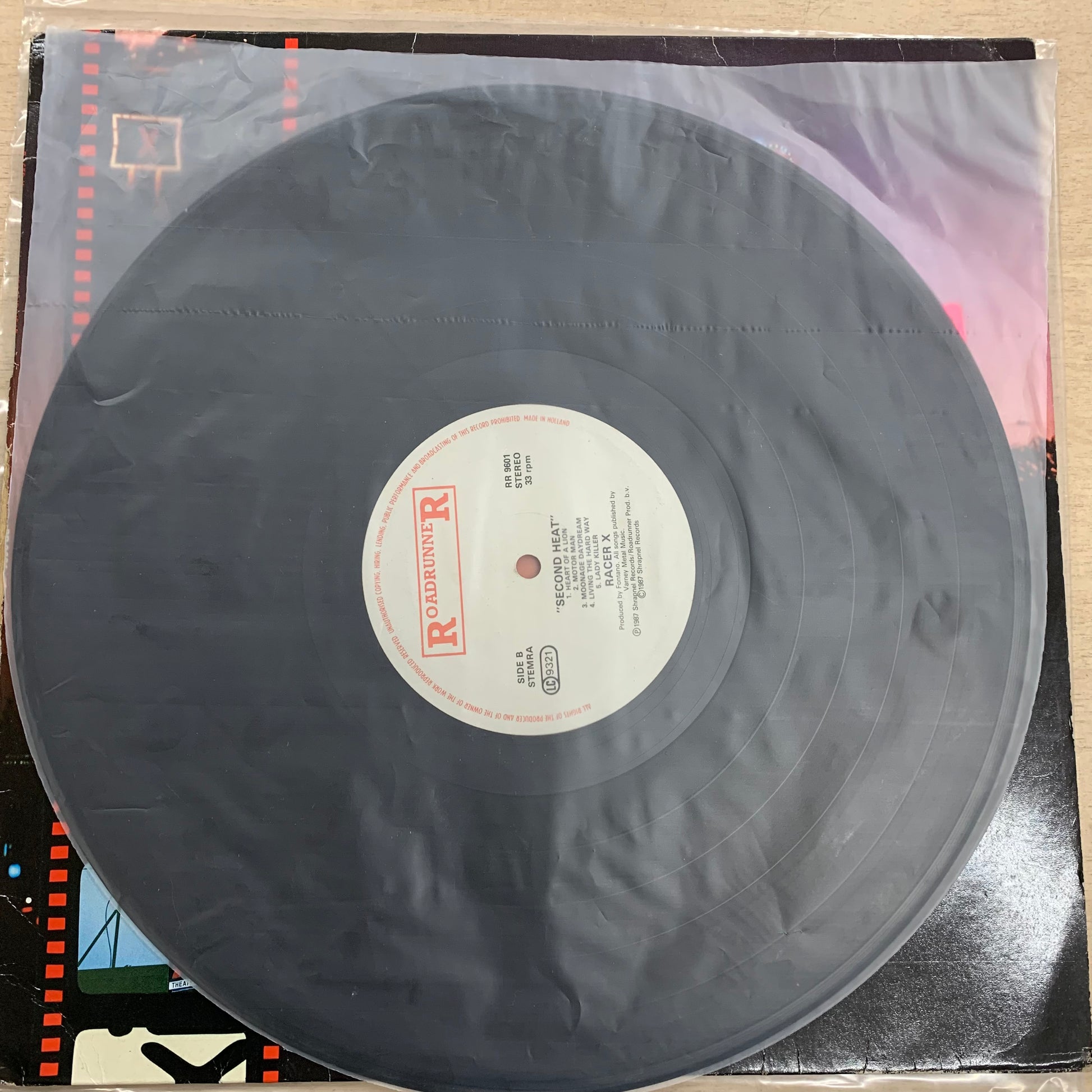 Racer X – Second Heat LP (Rare / Used, VG+)