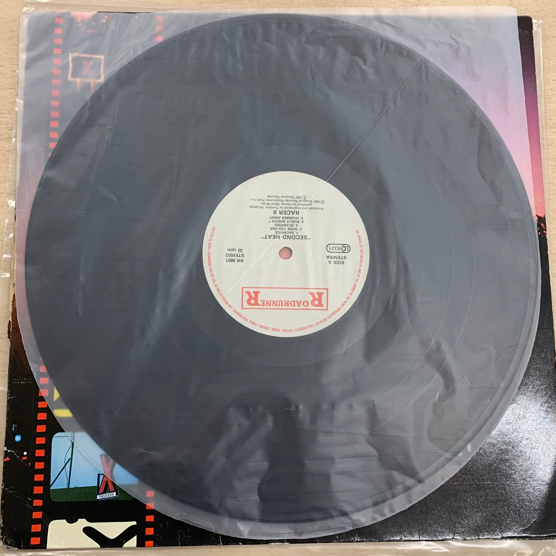 Racer X – Second Heat LP (Rare / Used, VG+)