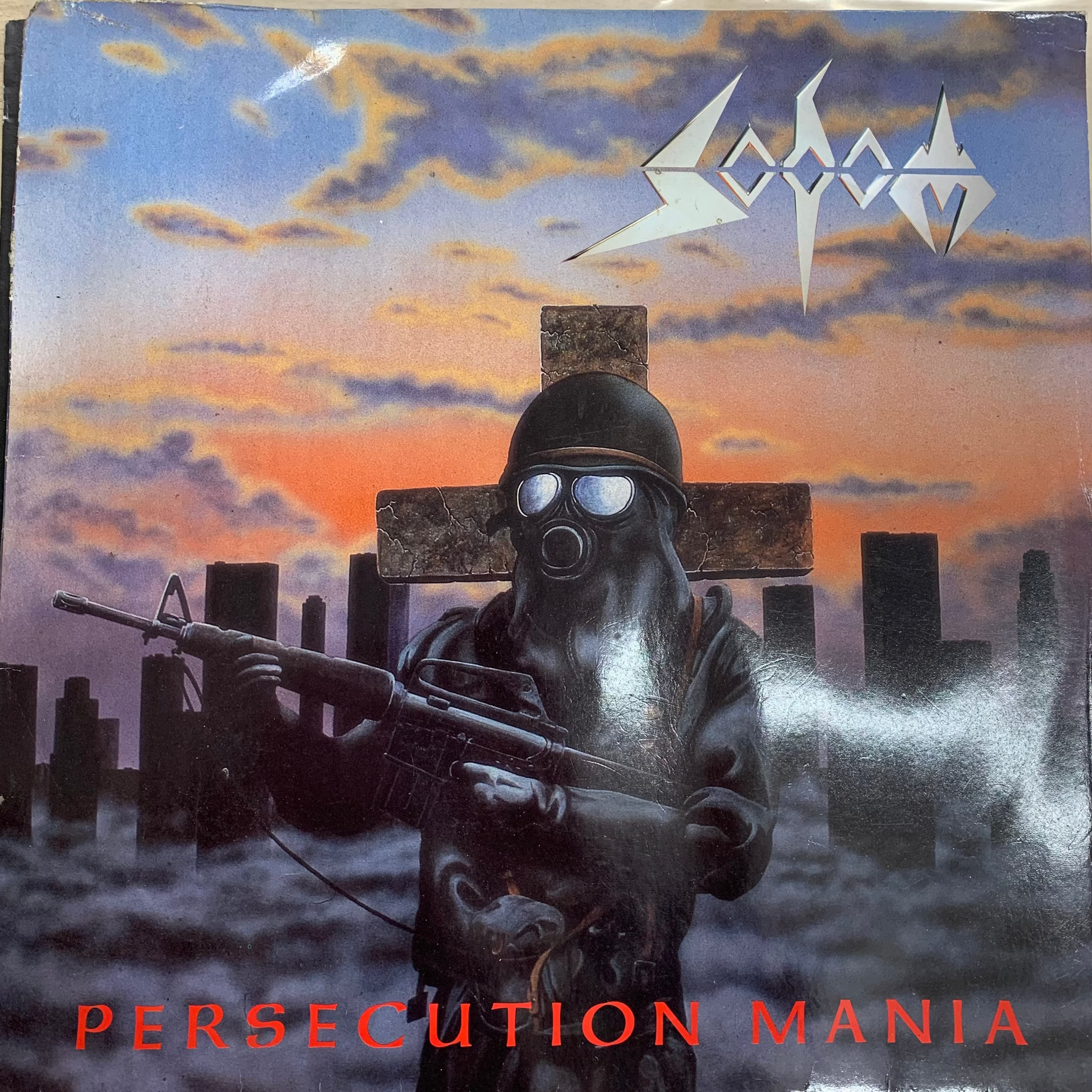 Sodom – Persecution Mania LP (Rare / Used, VG)