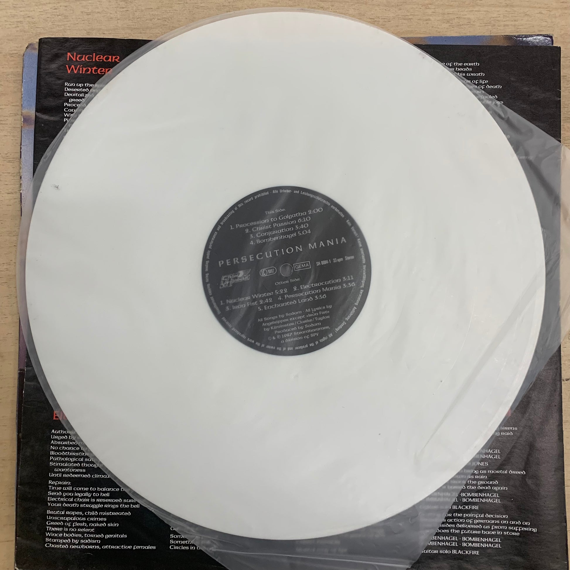 Sodom – Persecution Mania LP (Rare / Used, VG)