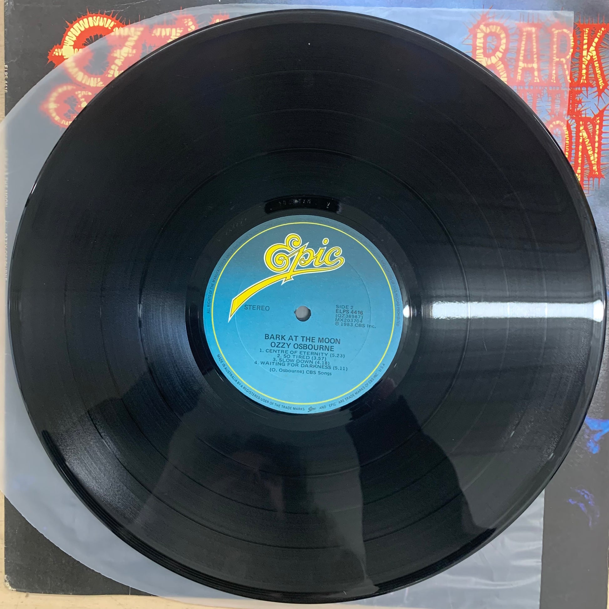 Ozzy Osbourne – Bark At The Moon LP (Rare / Used, VG)