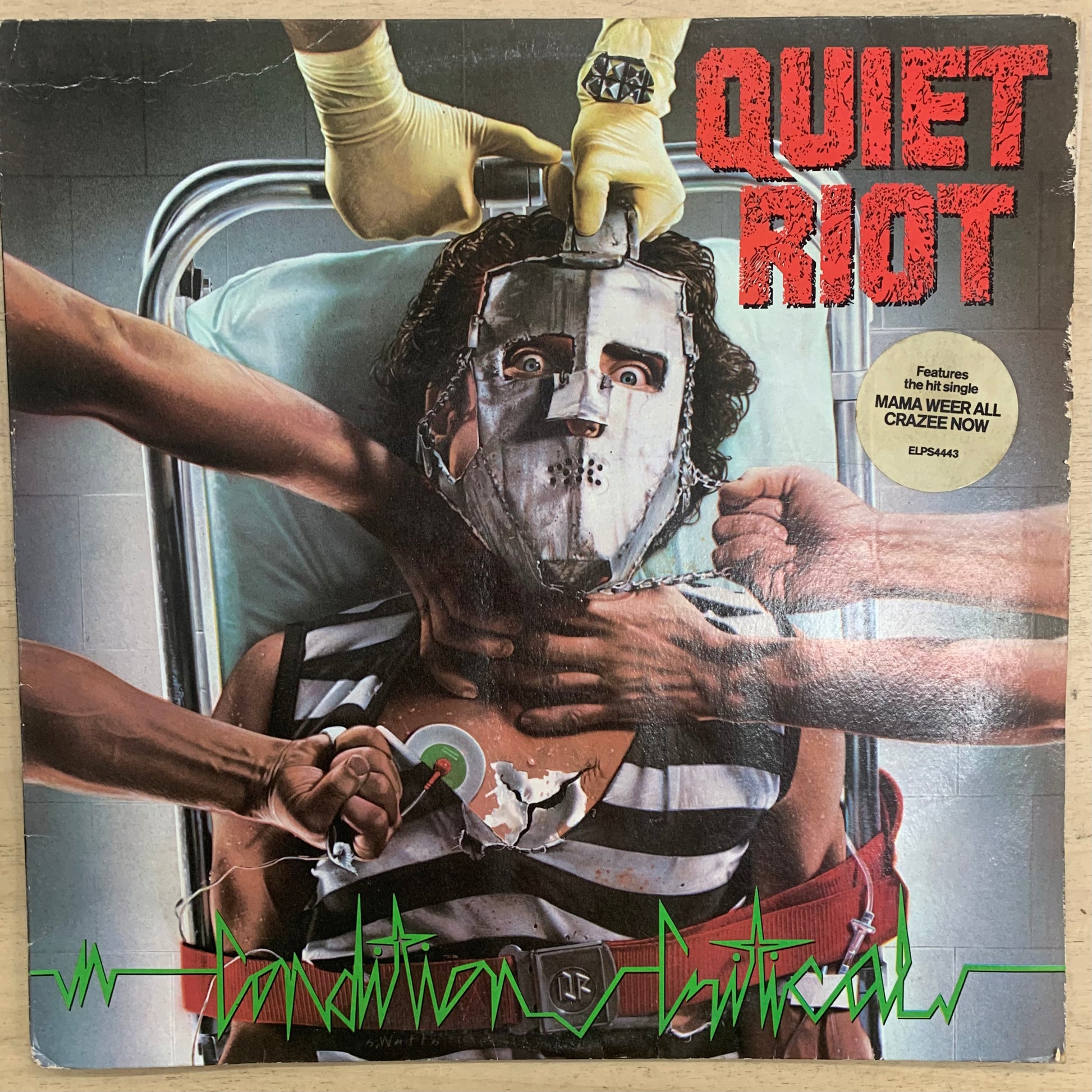 Quiet Riot – Condition Critical LP (Rare / Used, VG)