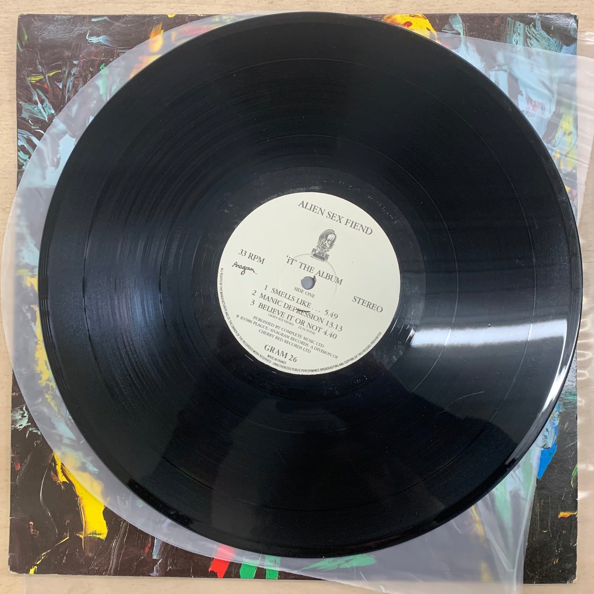 Alien Sex Fiend – "It" The Album LP (Rare / Used, G+)