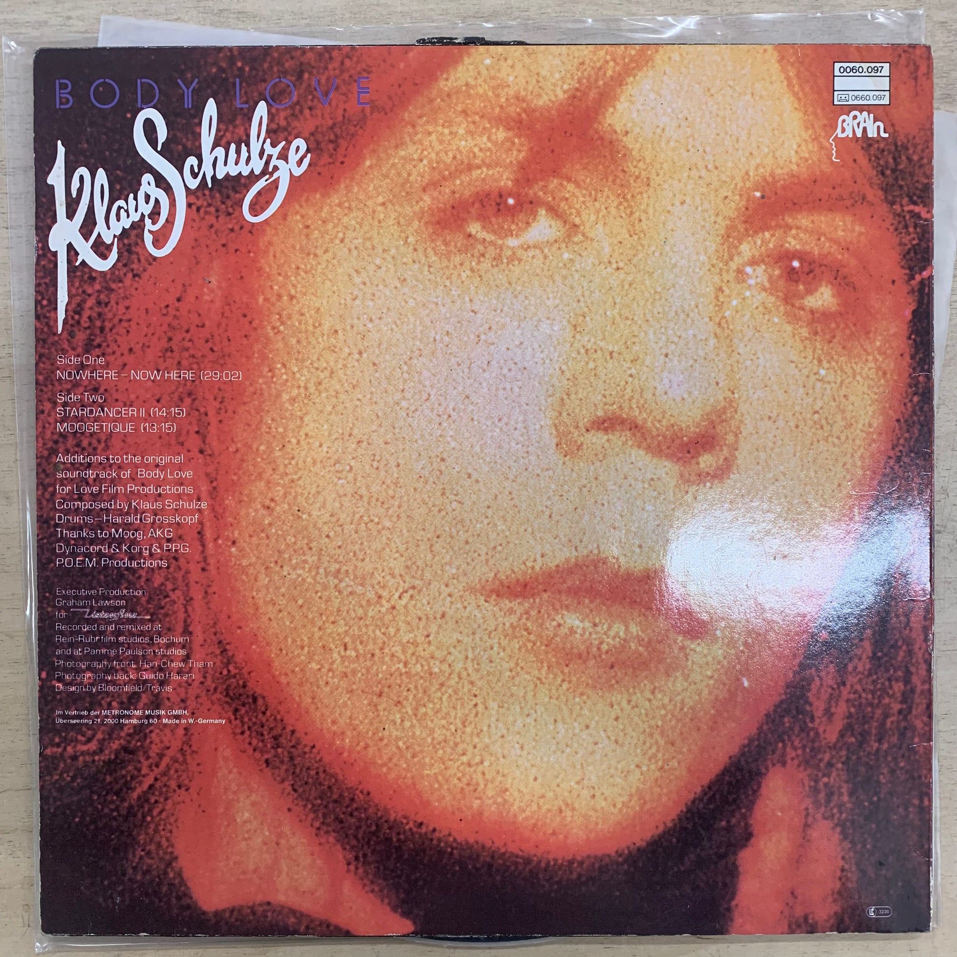 Klaus Schulze  – Body Love Vol.2 LP (Rare / Used, VG)