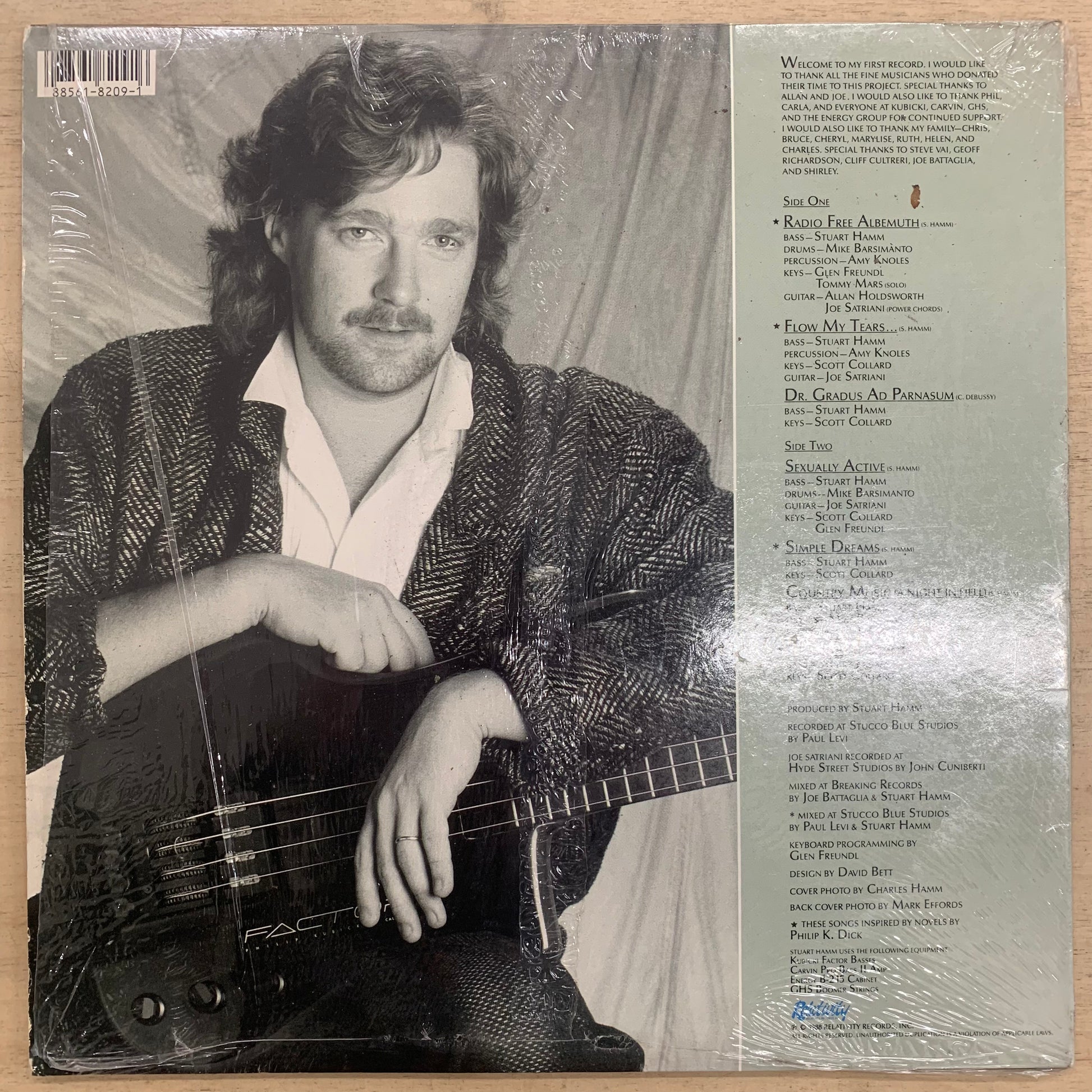 Stuart Hamm – Radio Free Albermuth LP (Rare / Used, VG)