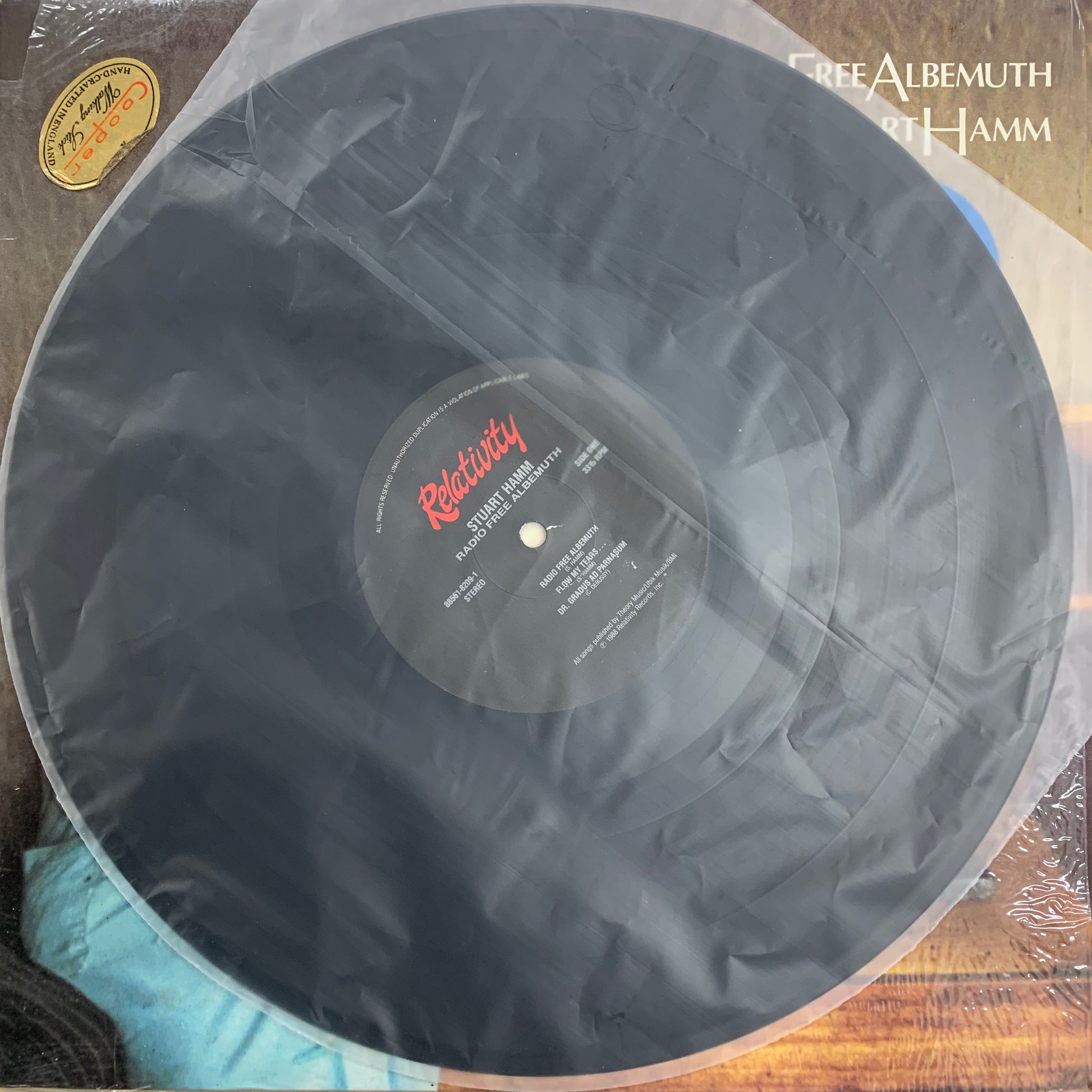 Stuart Hamm – Radio Free Albermuth LP (Rare / Used, VG)