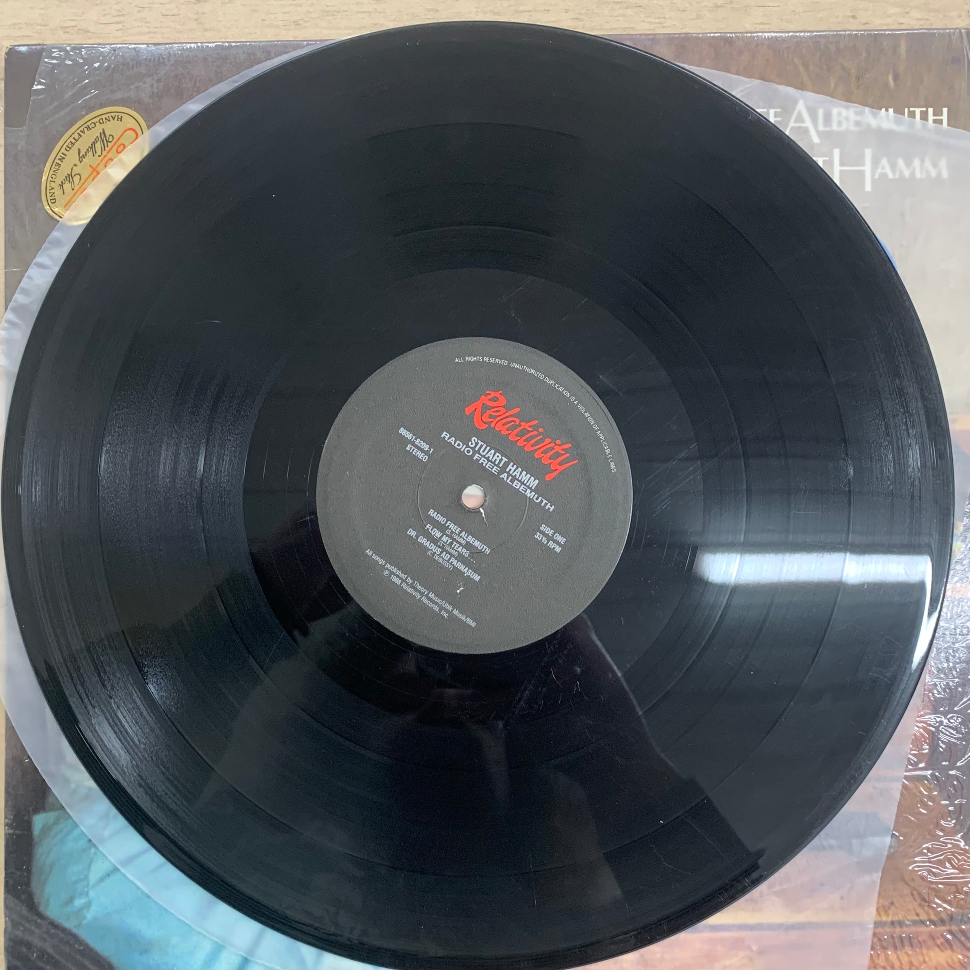 Stuart Hamm – Radio Free Albermuth LP (Rare / Used, VG)
