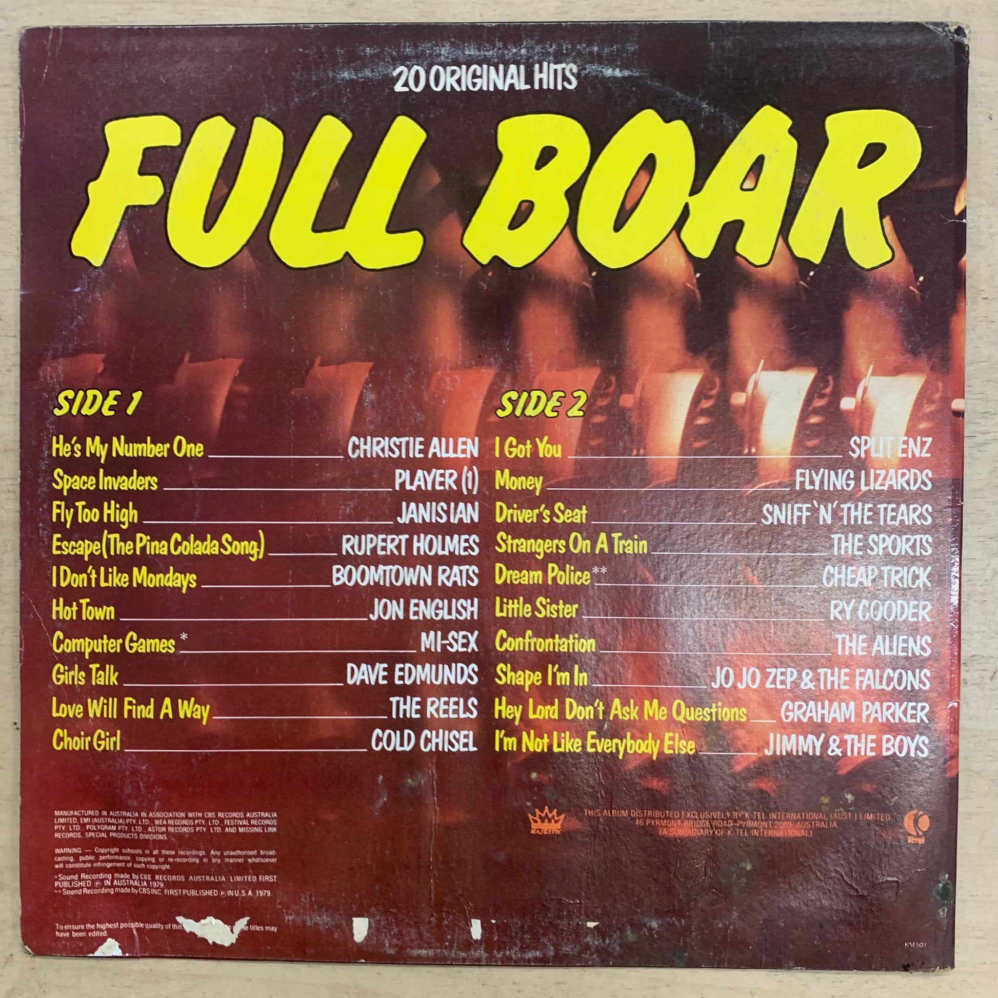 V/A – Full Boar LP (Rare / Used, VG)