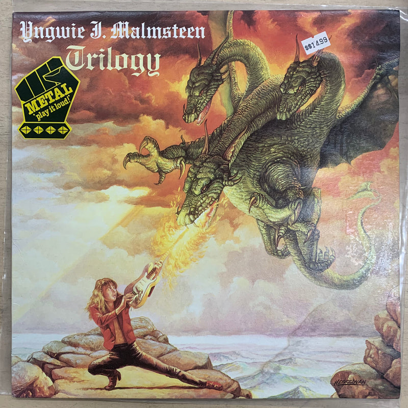 Yngwie Malmsteen – Trilogy LP (Rare / Used, G+)