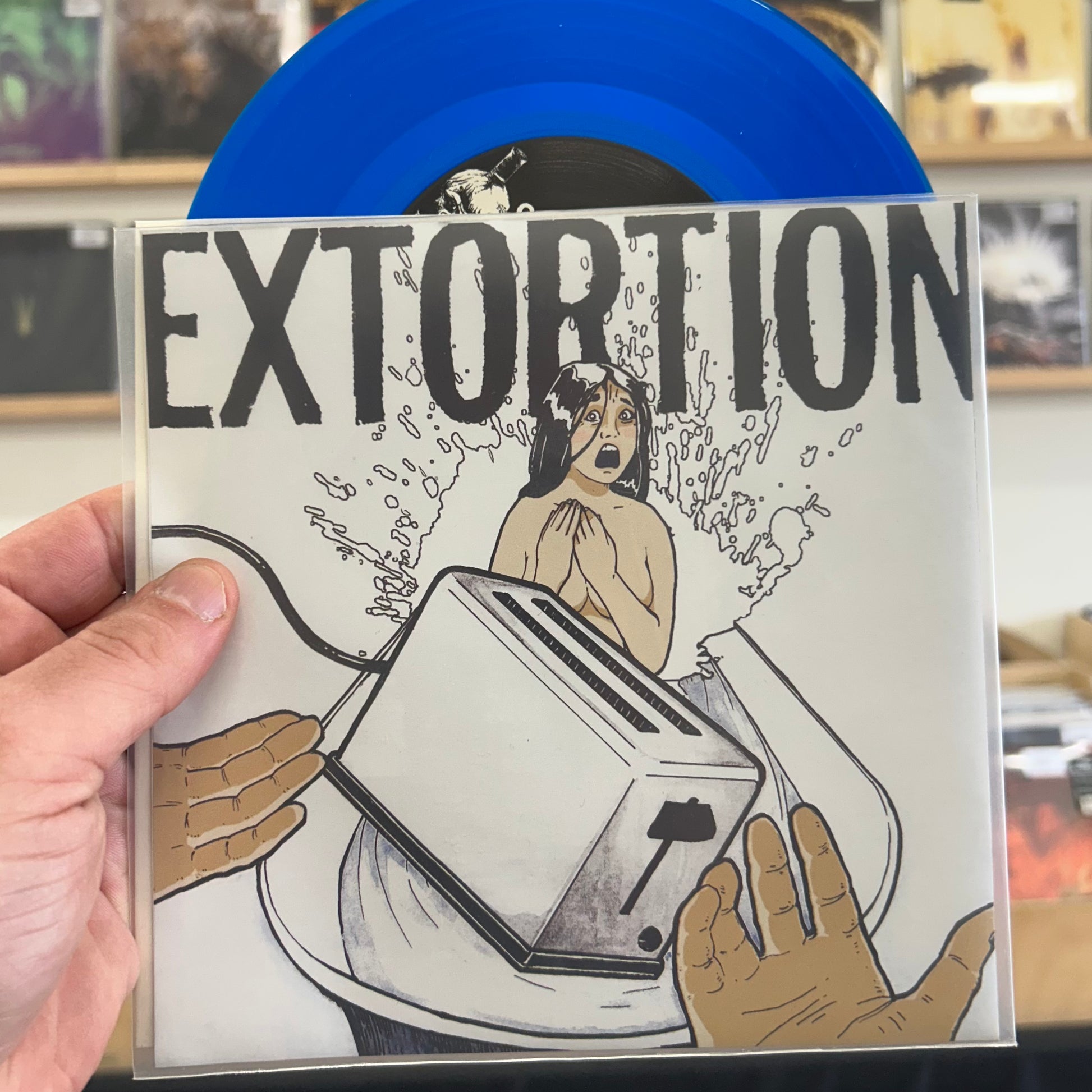Extortion / Septic Surge – Extortion / Septic Surge 7&quot; (Rare / Used, NM)
