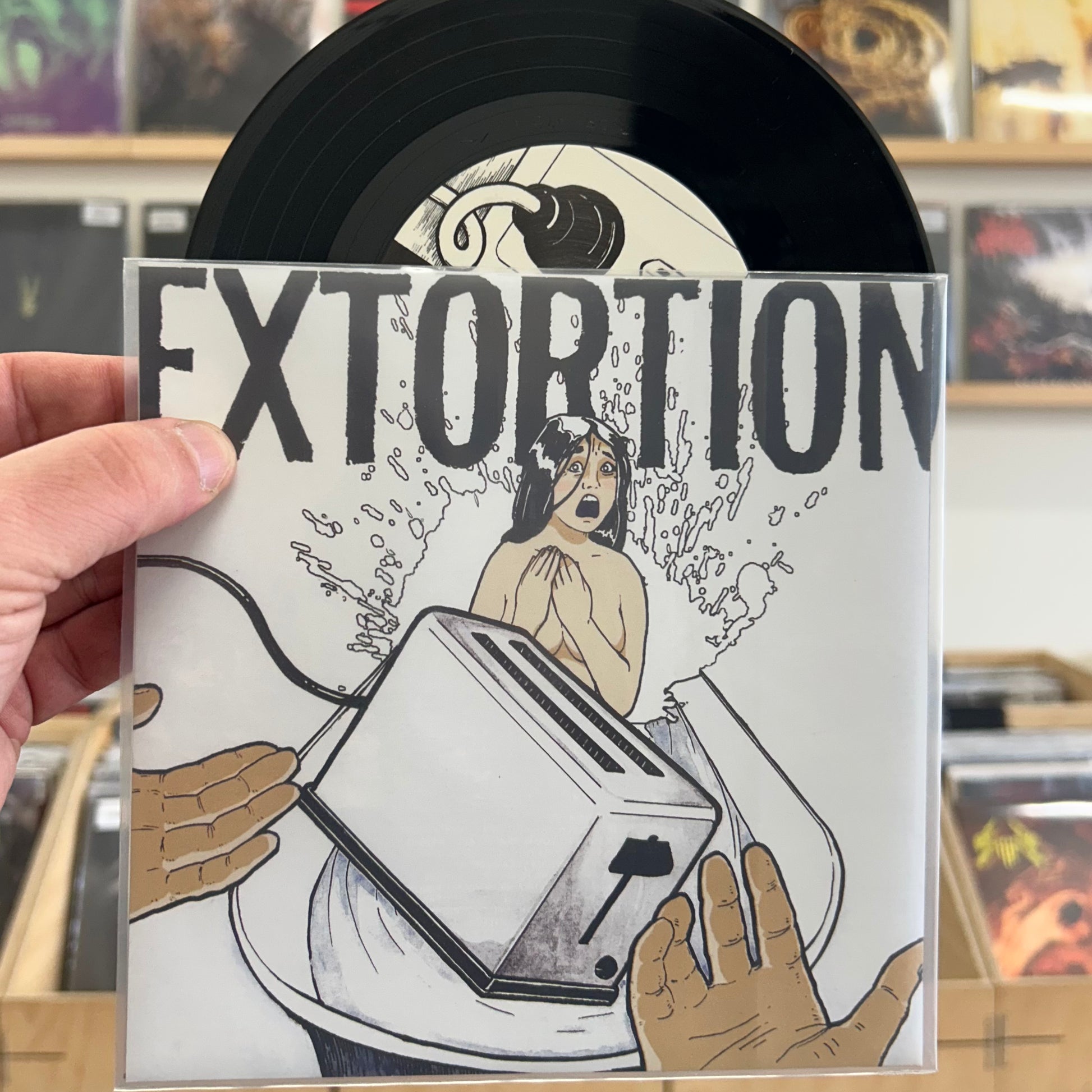 Extortion / Septic Surge – Extortion / Septic Surge 7&quot; (Rare / Used, NM)