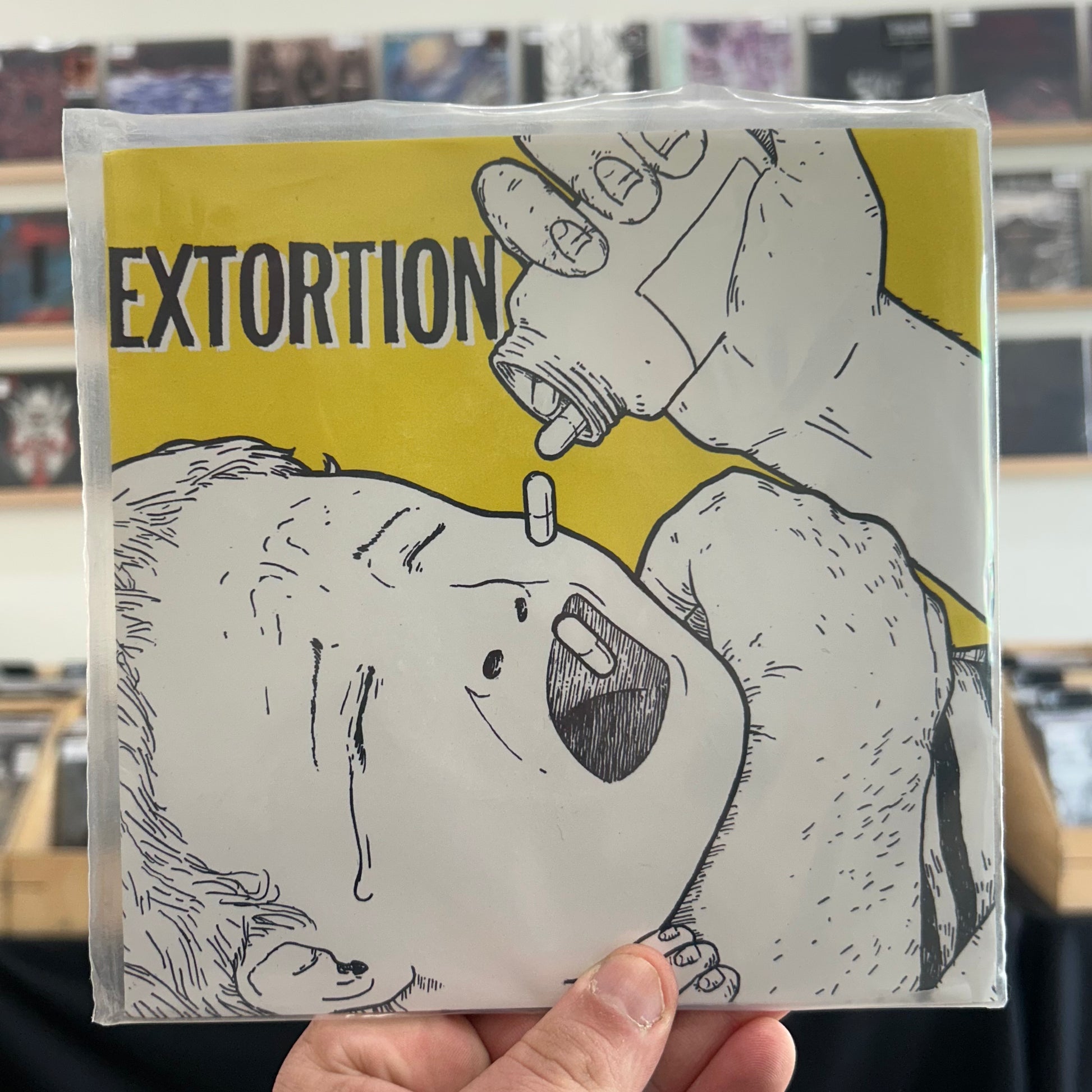 Extortion / Jed Whitey – Extortion / Jed Whitey 7&quot; (Rare / Used, NM)