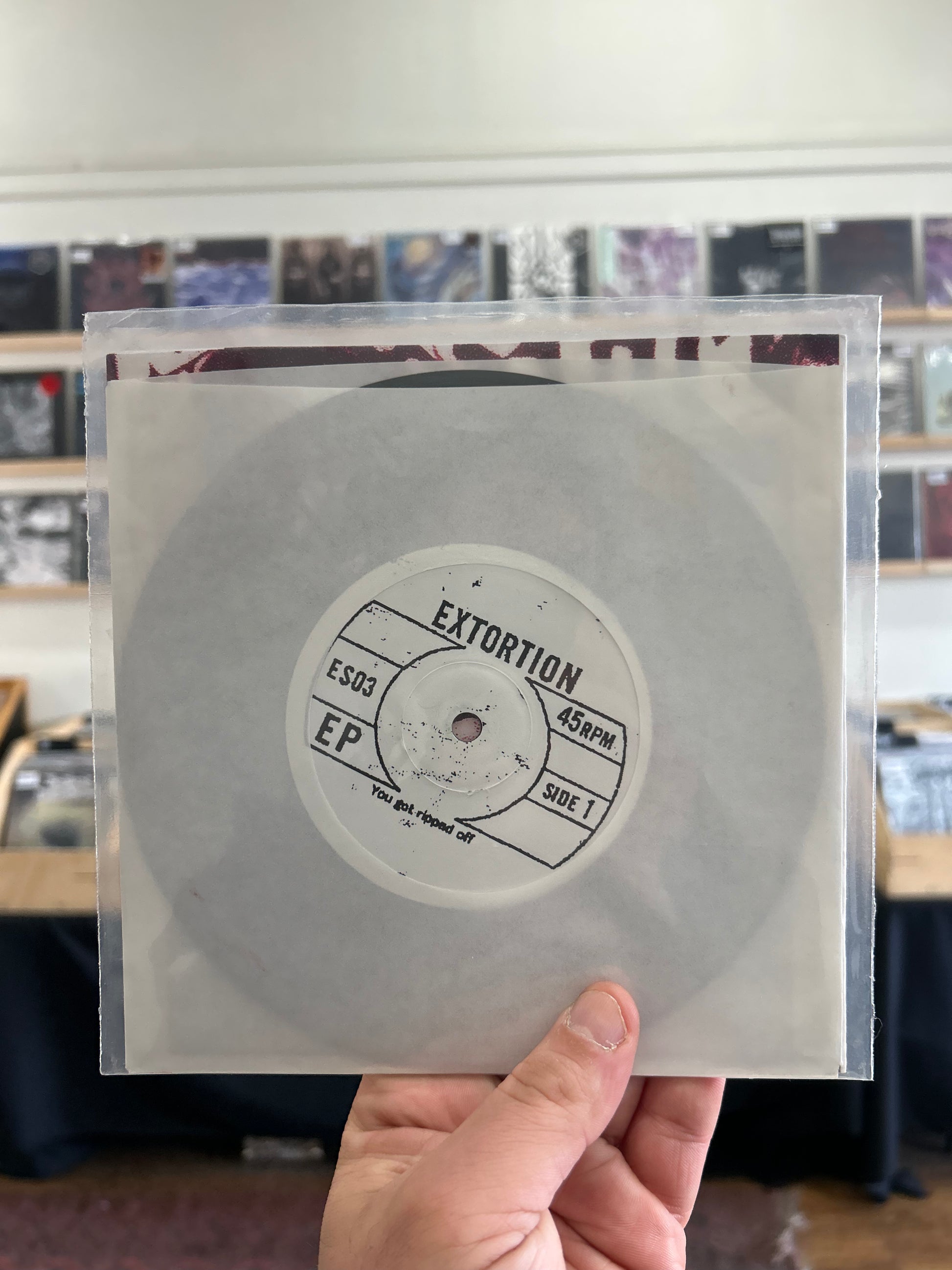Extortion – S/T 7&quot; (Rare / Used, NM)