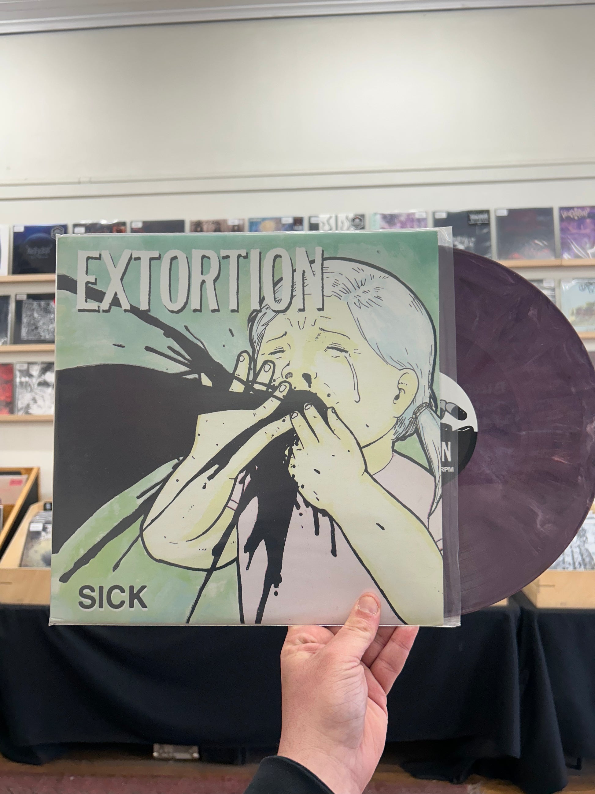 Extortion – Sick LP (Rare / Used, NM)