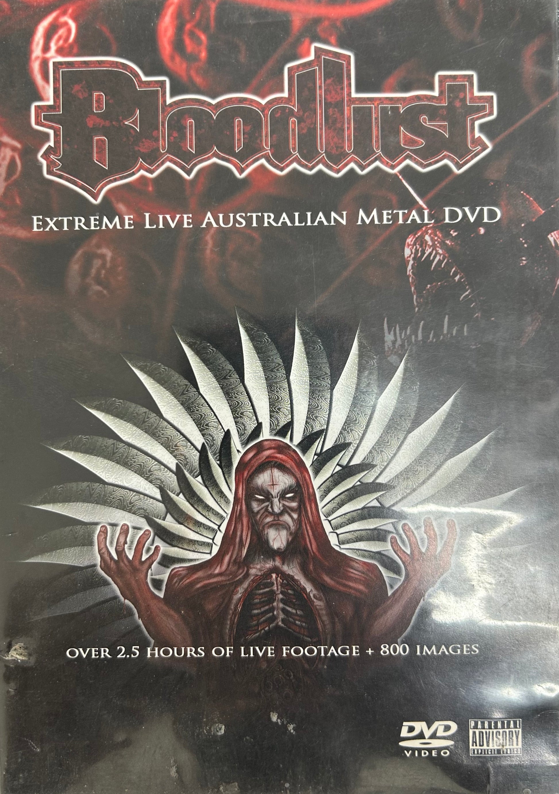 V/A – Bloodlust: Extreme Live Australian Metal DVD (Rare / Used, VG+)