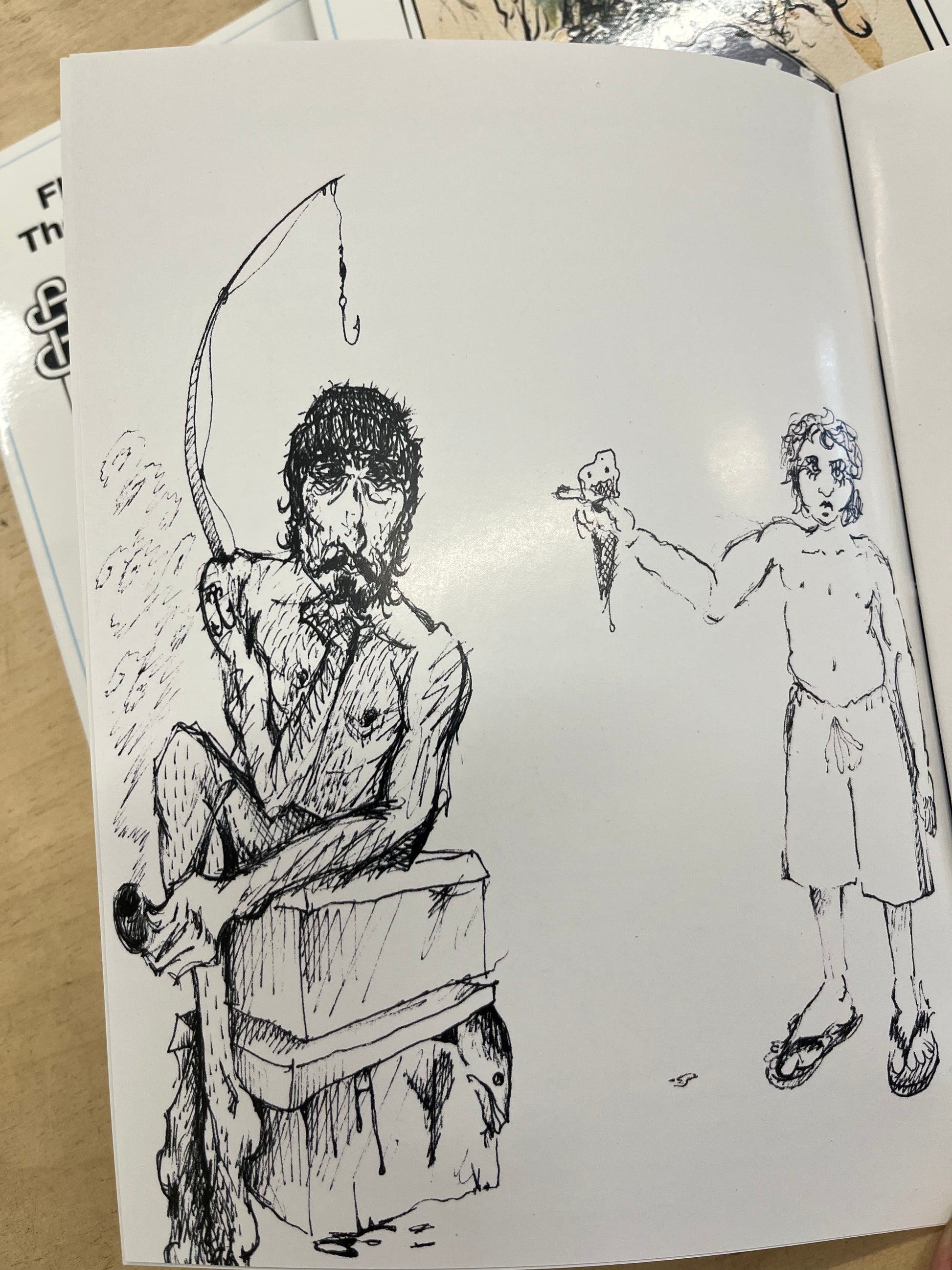 Fluttering Between The Light And Nothing, Issue #01 BK/Zine