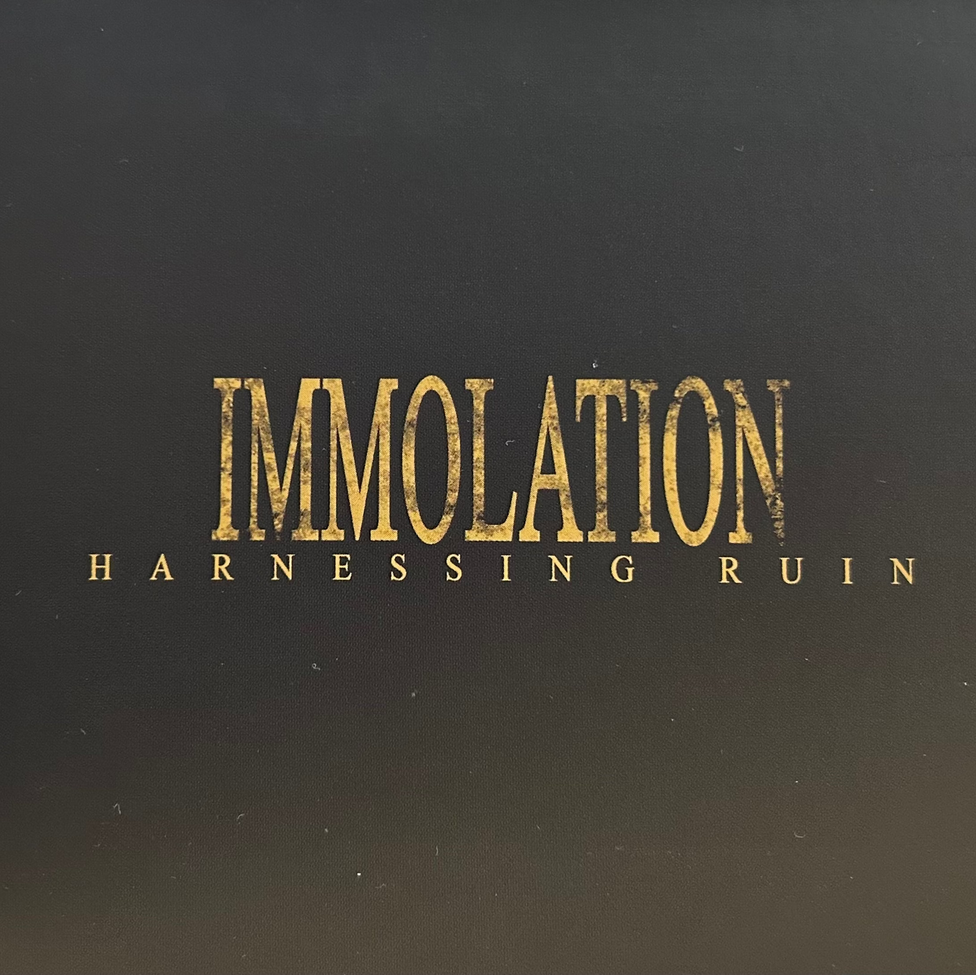 Immolation – Harnessing Ruin CD (Rare / Used, NM)