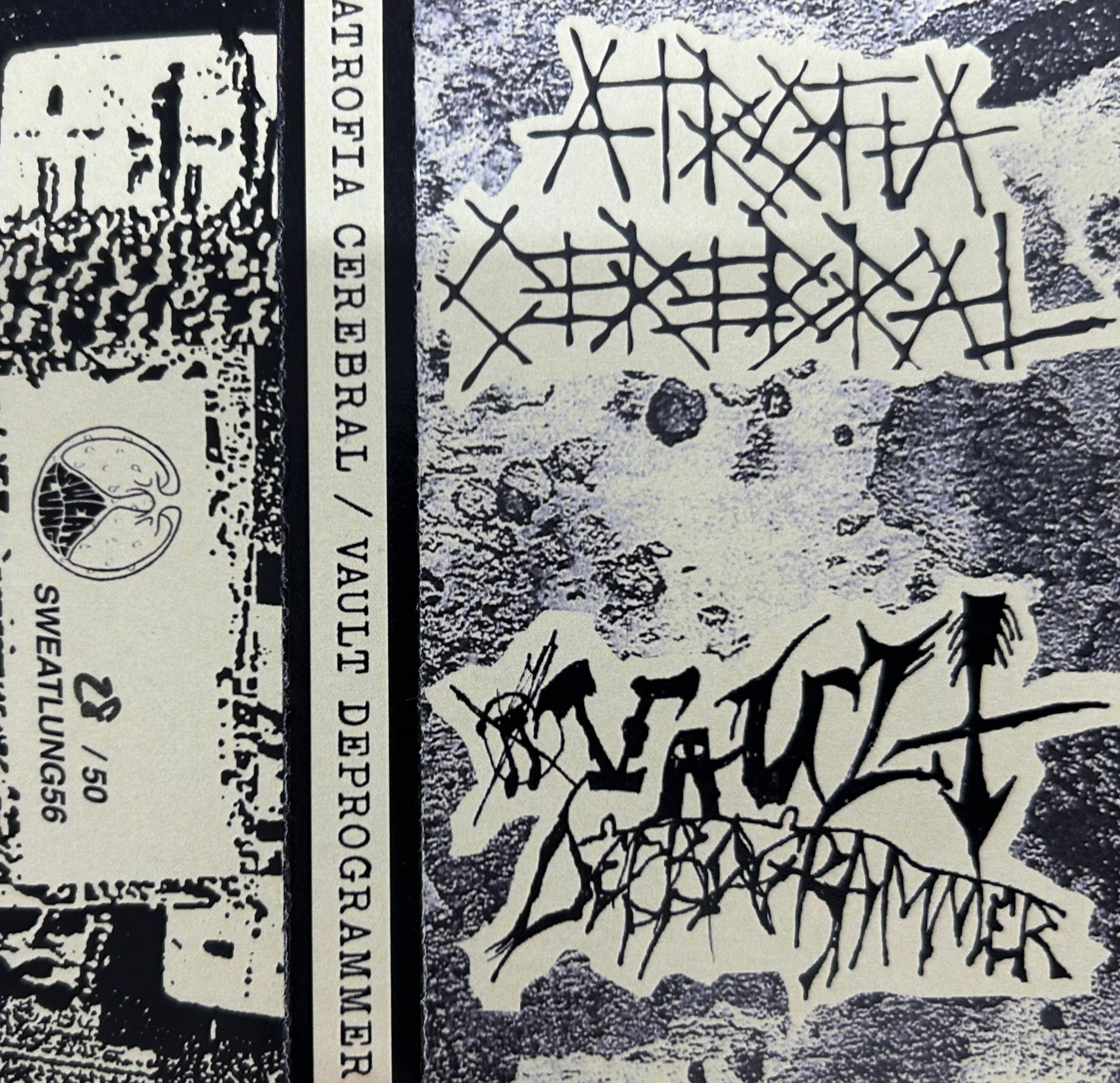 Atrofia Cerebral / Vault Deprogrammer – S/T Split MC