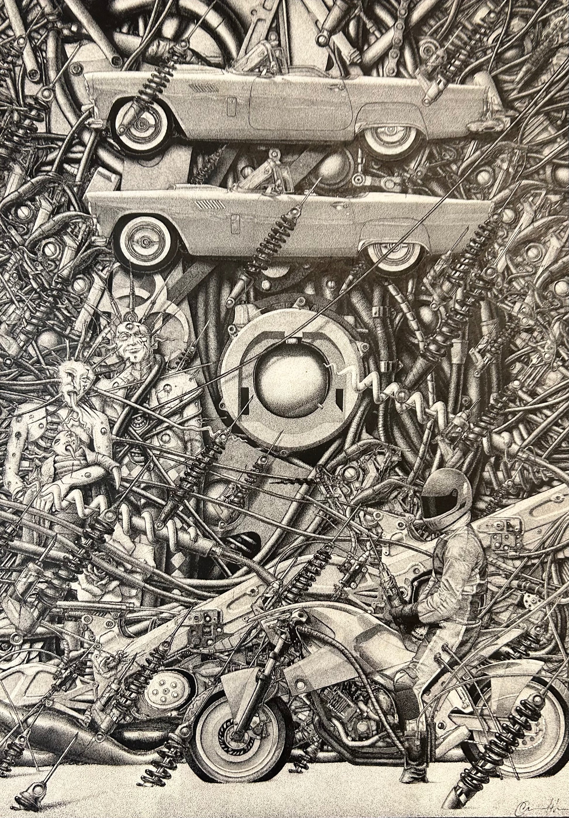 Rev. Kriss Hades, 'Motorbike' (1990), Fine Art Print