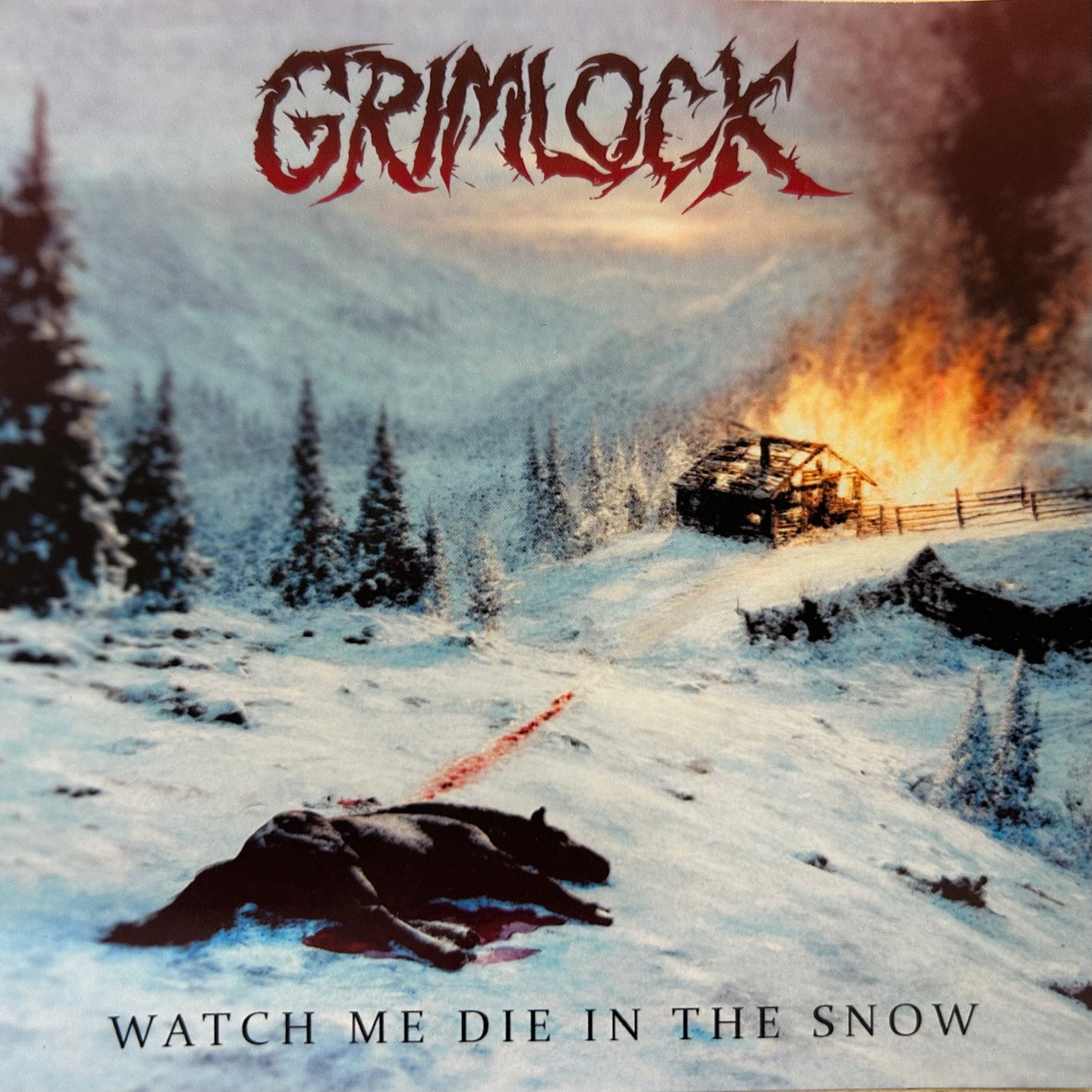Grimlock – Watch Me Die In The Snow CD-R