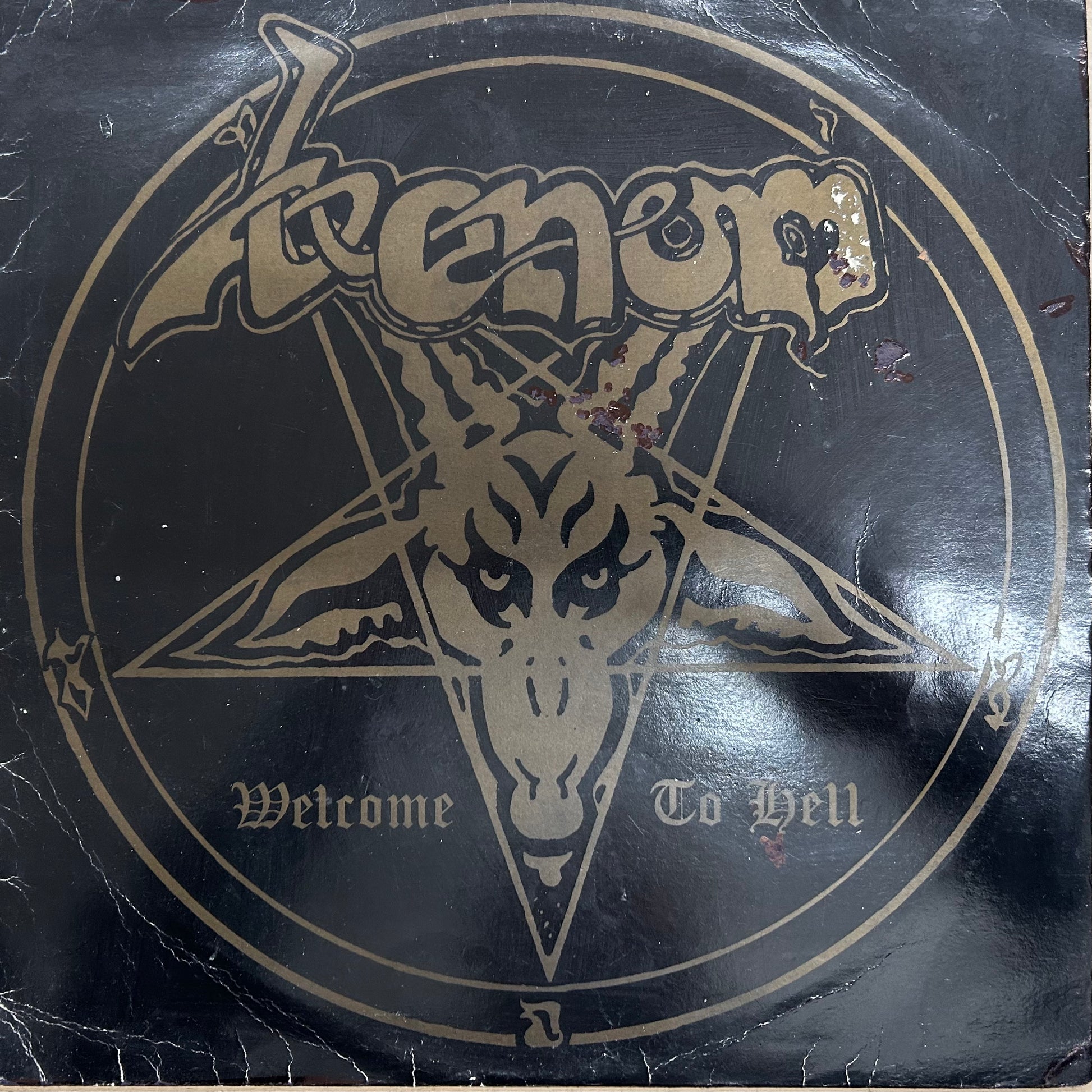 Venom – Welcome To Hell LP (Rare / Used, VG)